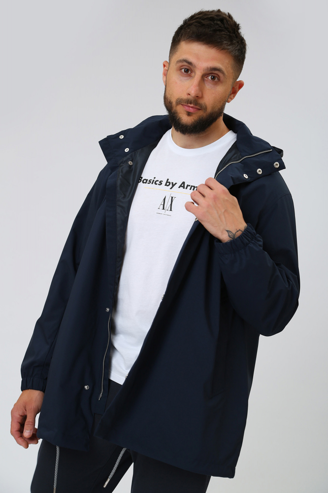 Толстовка Trussardi Хлопок Синий