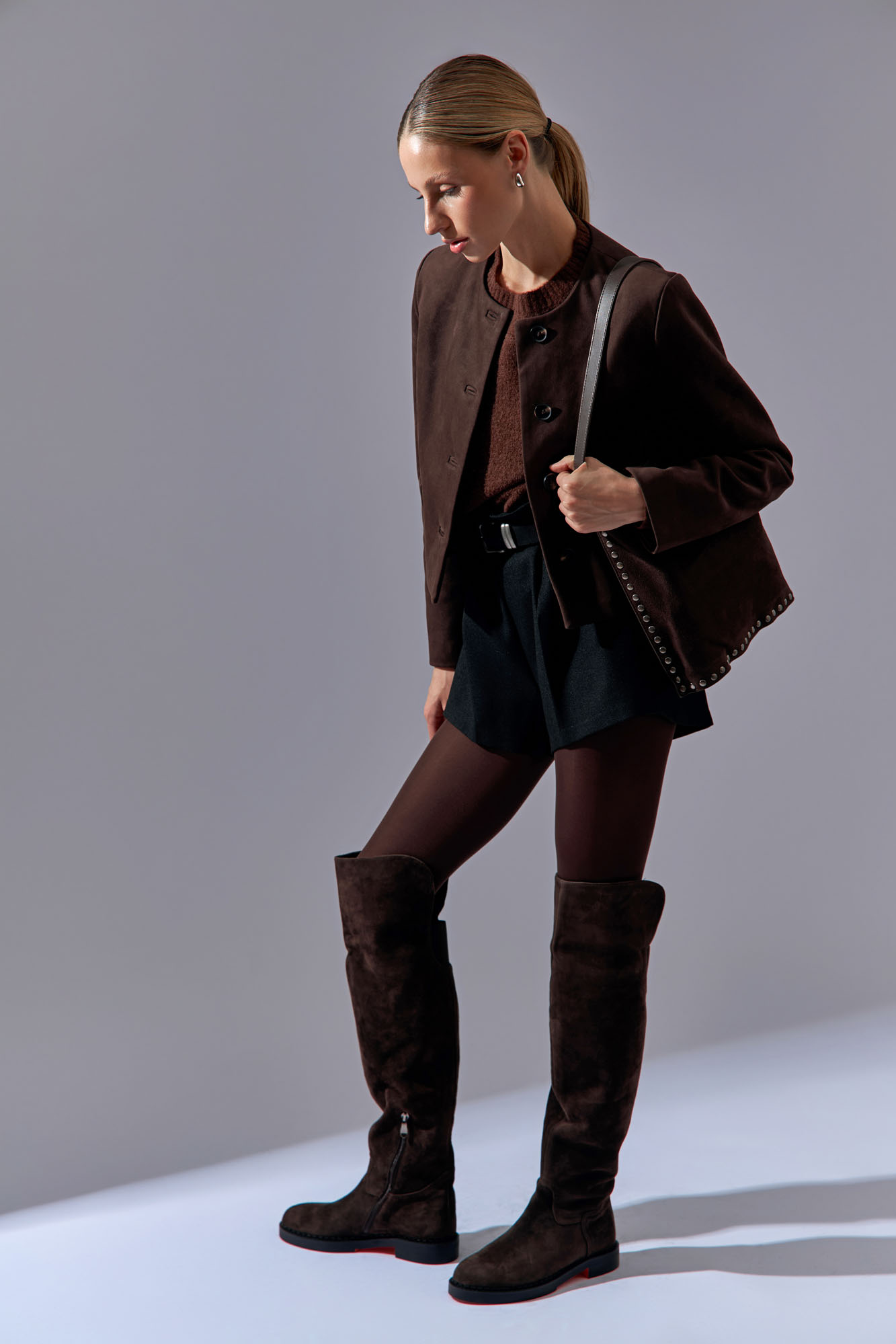 MC21851 Ботфорты Marc Cony Коричневый