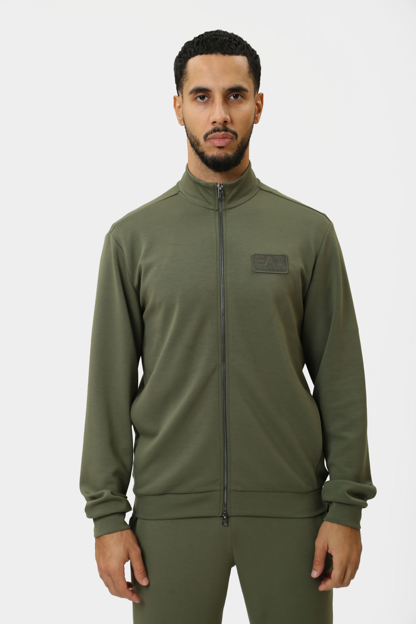 6DPM83_PJZKZ_1846 Толстовка EA7 Зеленый