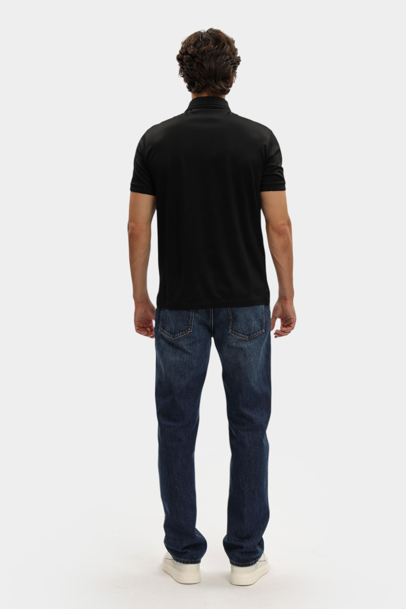 EM003002_ AF10761 Футболка Поло Emporio Armani Черный