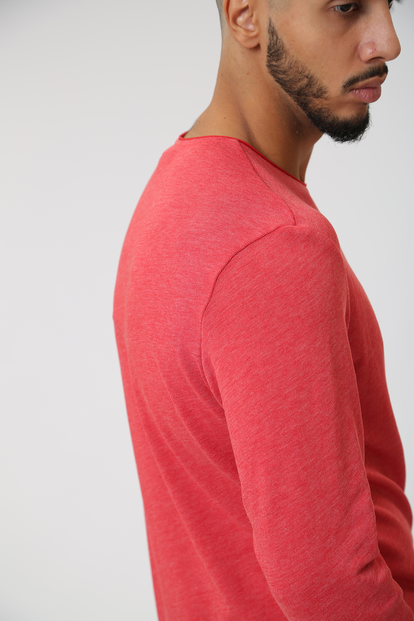 30039854_10008529 Лонгслив Strellson Красный