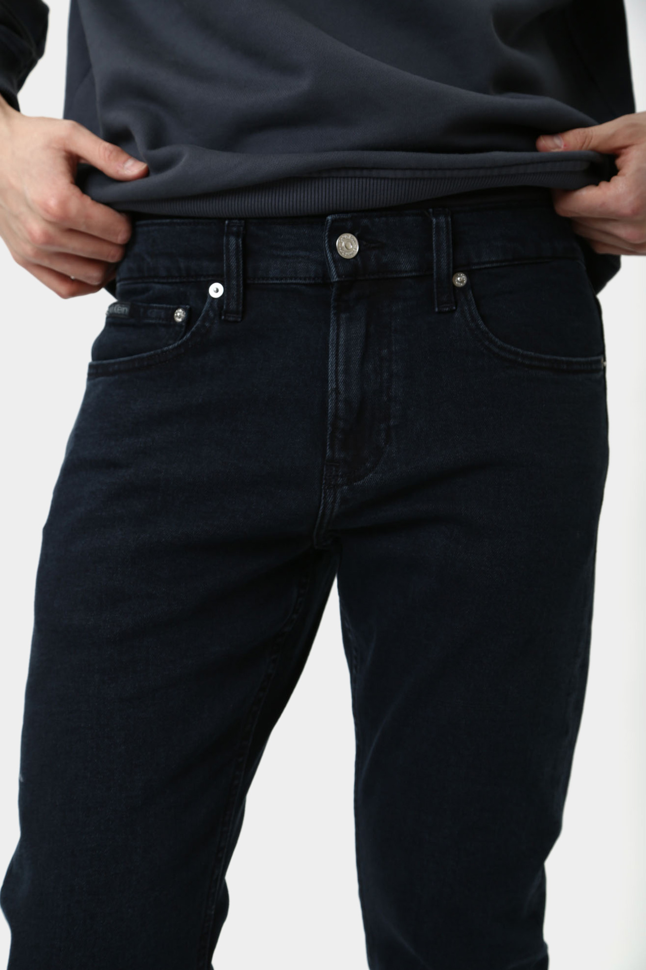 J30J325975 Брюки джинсовые Calvin Klein Jeans Синий