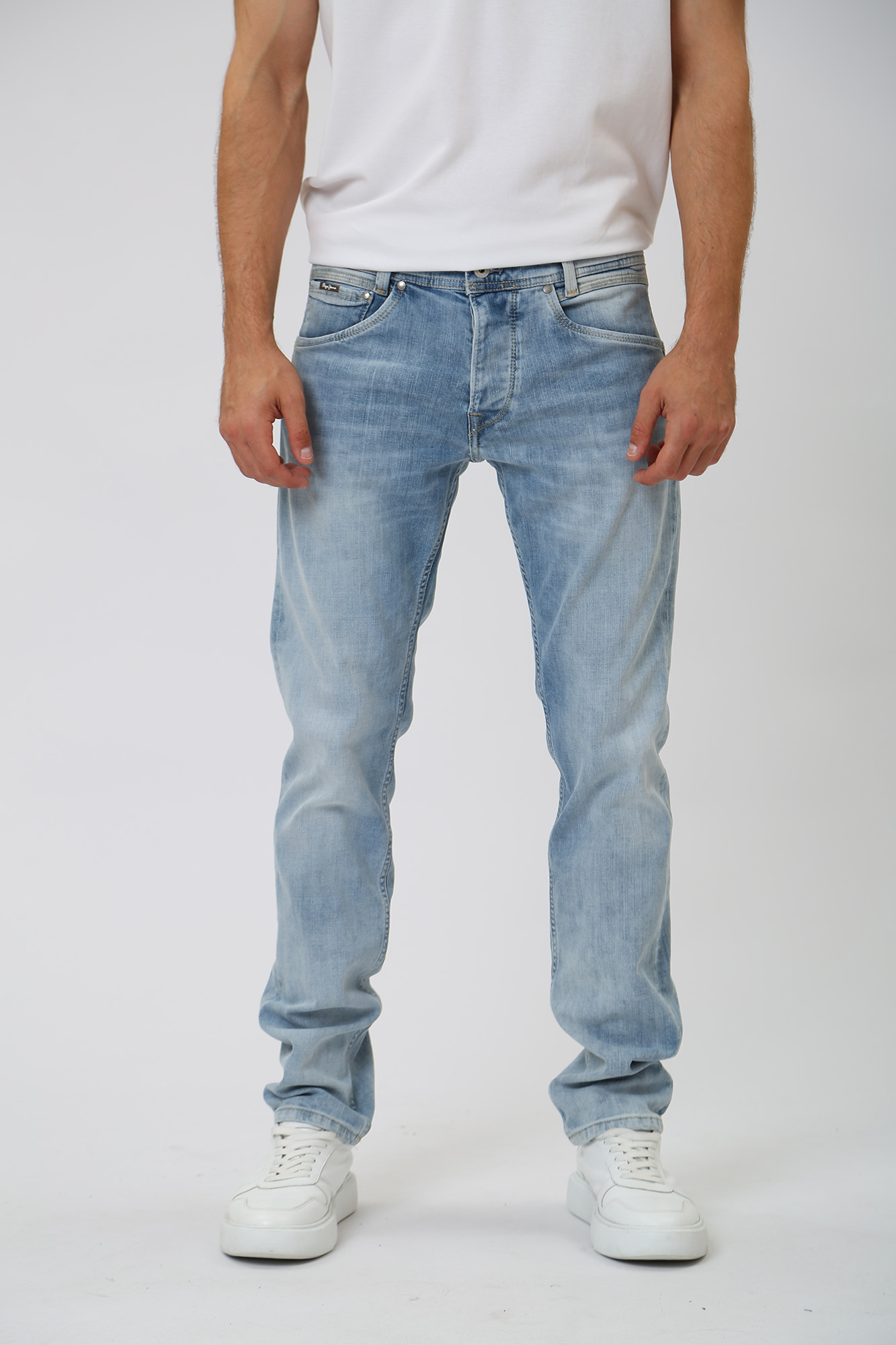 PM206325PD8 Брюки джинсовые Pepe Jeans Голубой