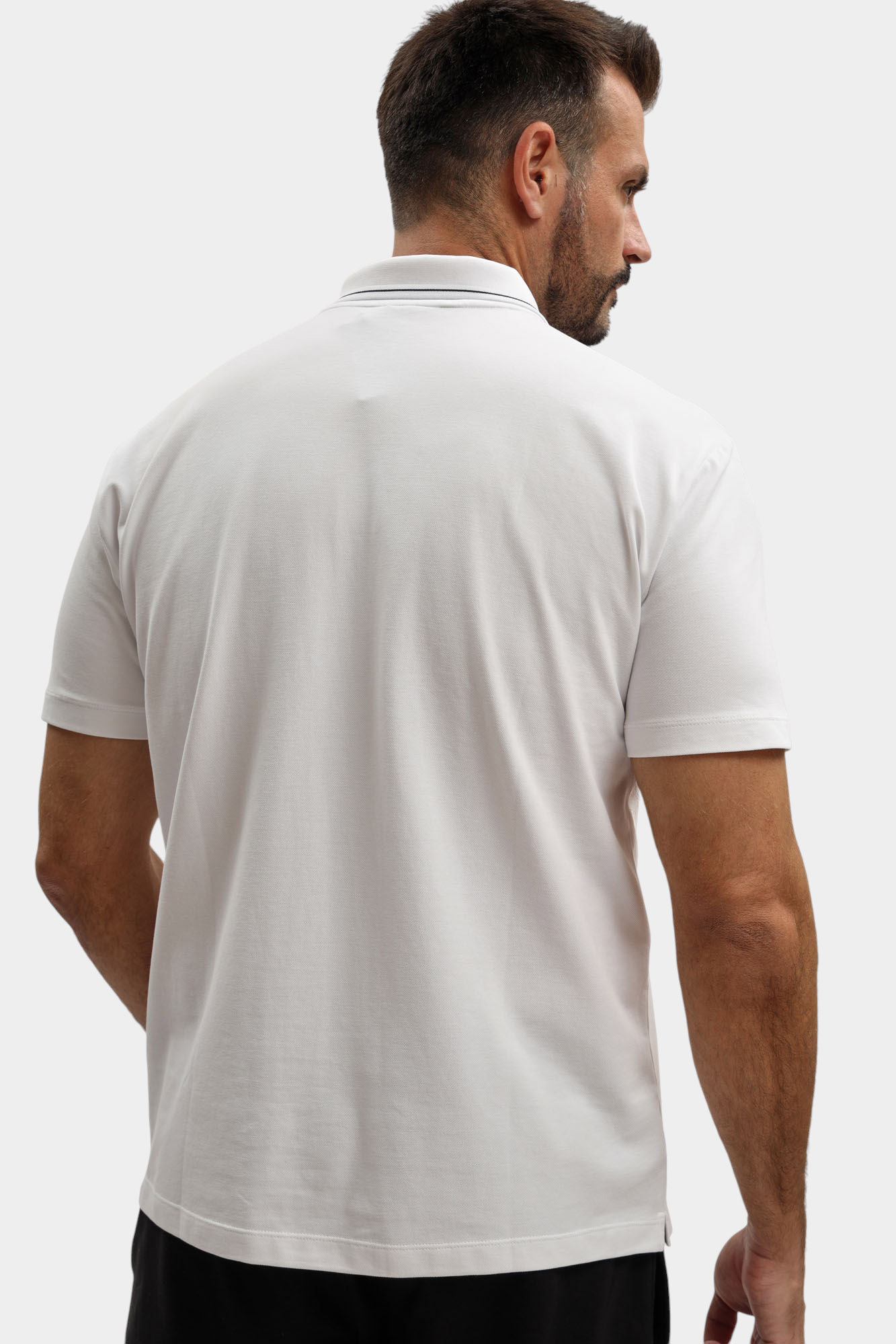 7M000847_AF13511 Поло с коротким рукавом EA7 Белый