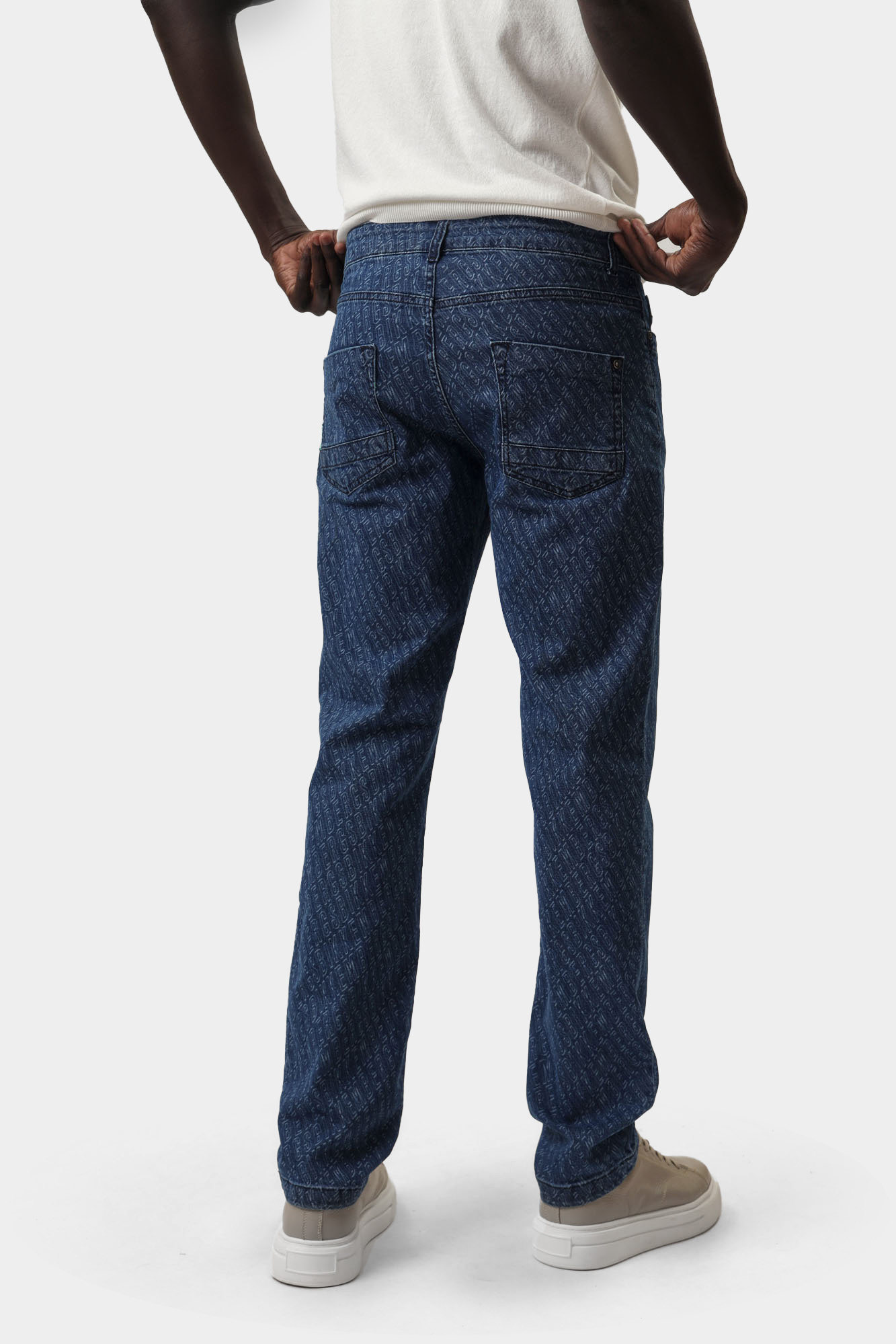 BMD0834R Брюки джинсовые Bikkembergs Синий