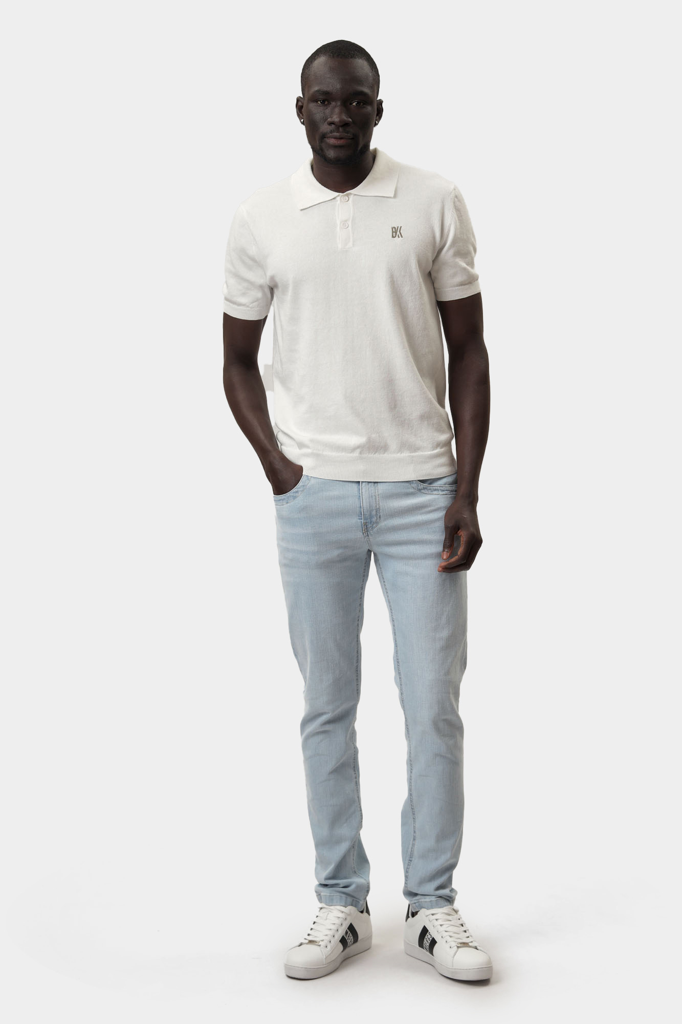 BMD0825S Брюки джинсовые Bikkembergs Синий