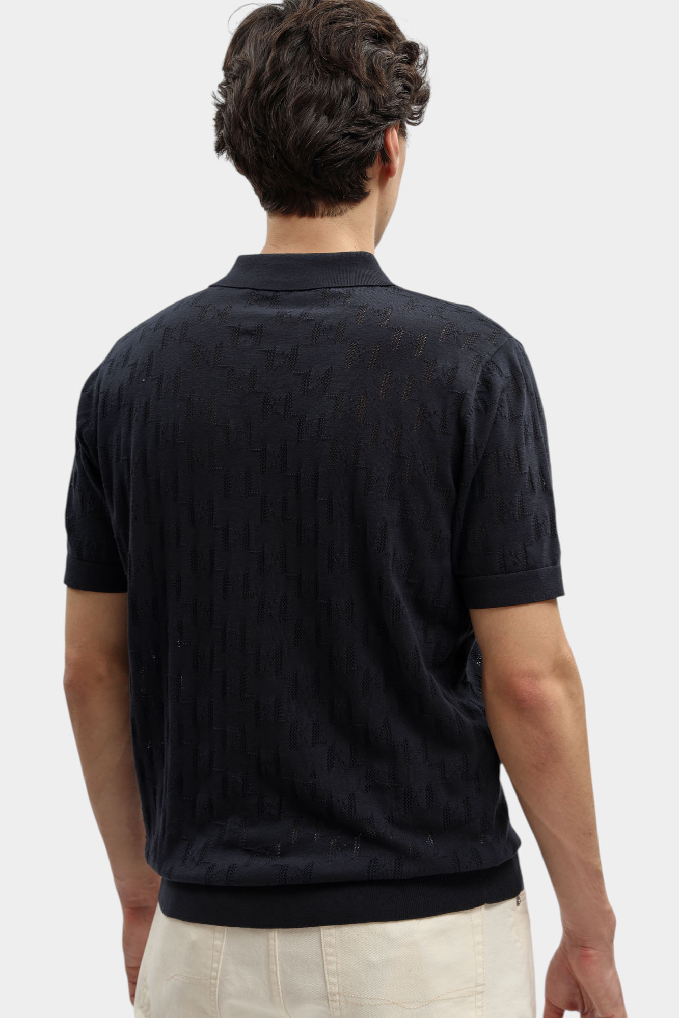 562301_655005 Поло Karl Lagerfeld Синий