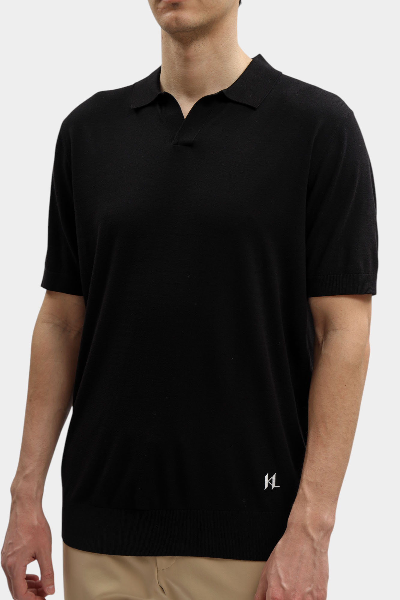 562302_655014 Поло Karl Lagerfeld Черный