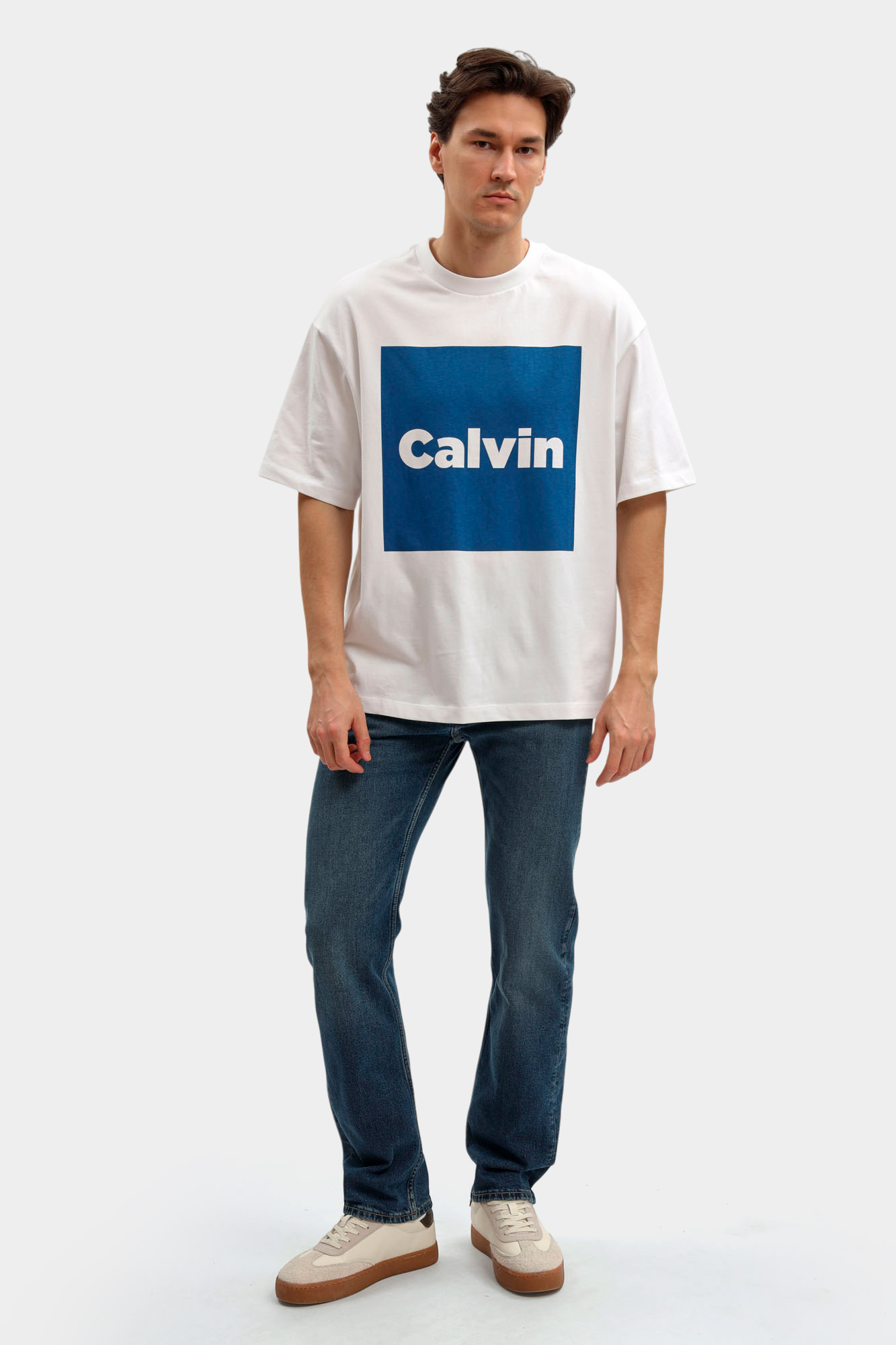 LV04RD813G Футболка Calvin Klein Jeans Белый