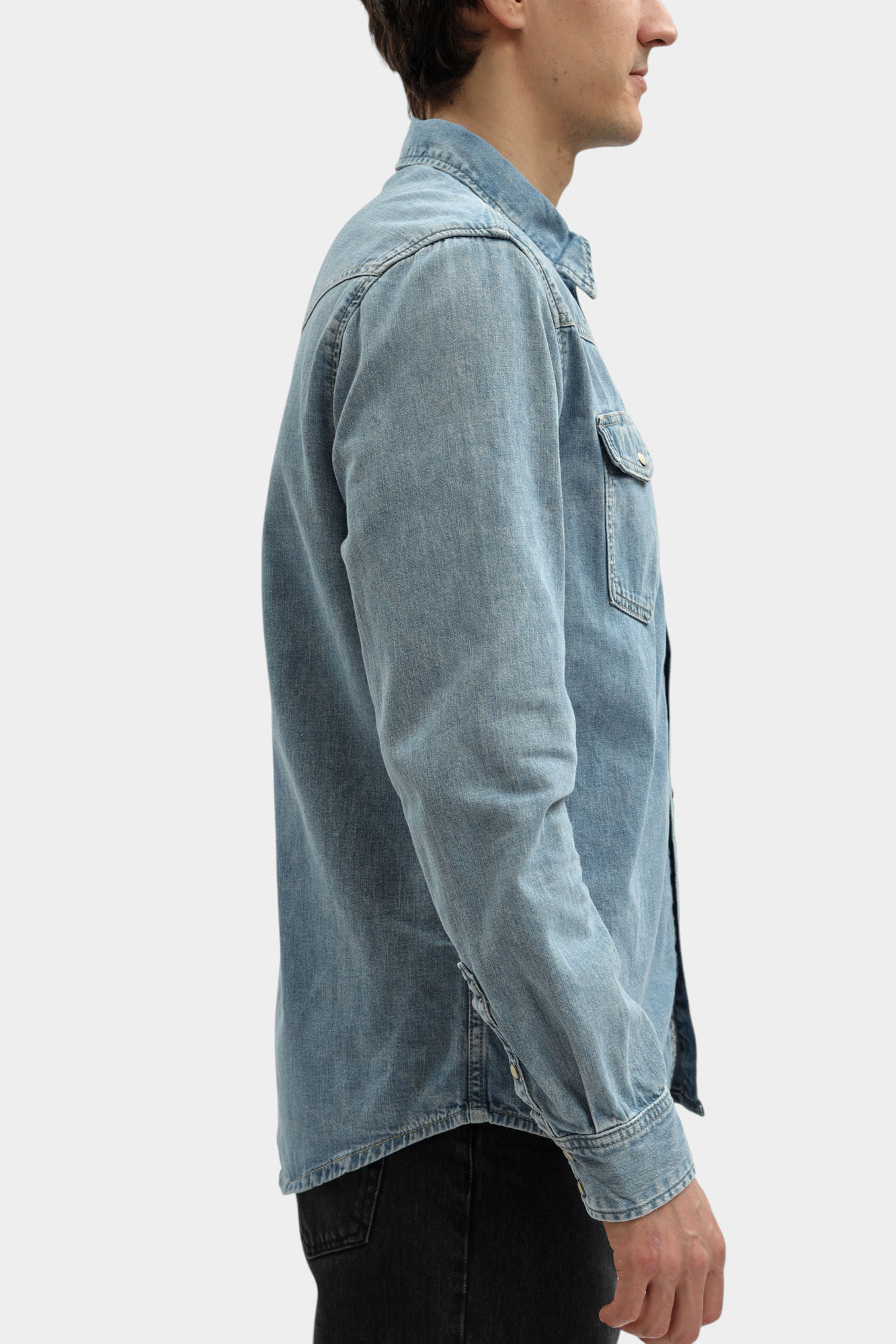 PM30909153V2 Рубашка джинсовая Pepe Jeans Синий