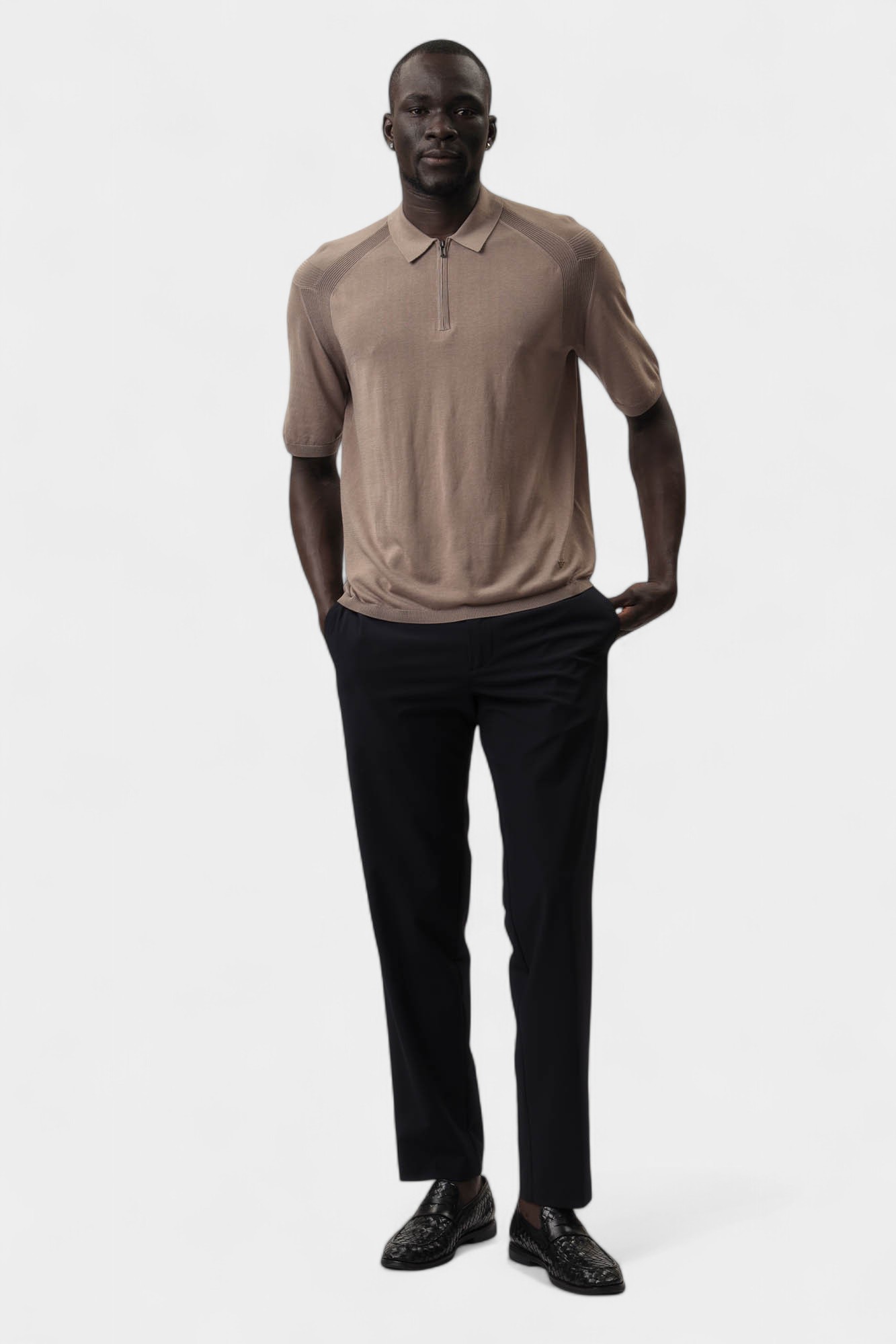 EM000680_AF13907 Поло Emporio Armani Бежевый