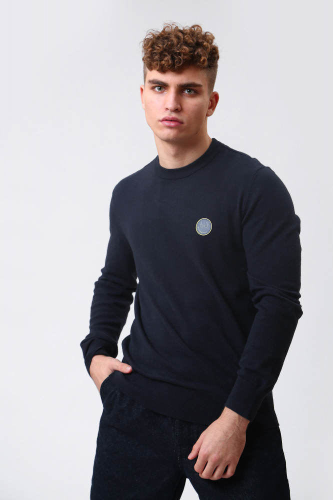 Брюки спортивные Armani Exchange Хлопок Синий