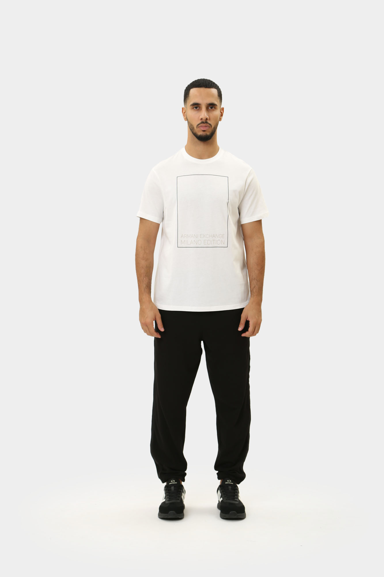 3DZPJA_ZJDPZ Брюки спортивные Armani Exchange Черный