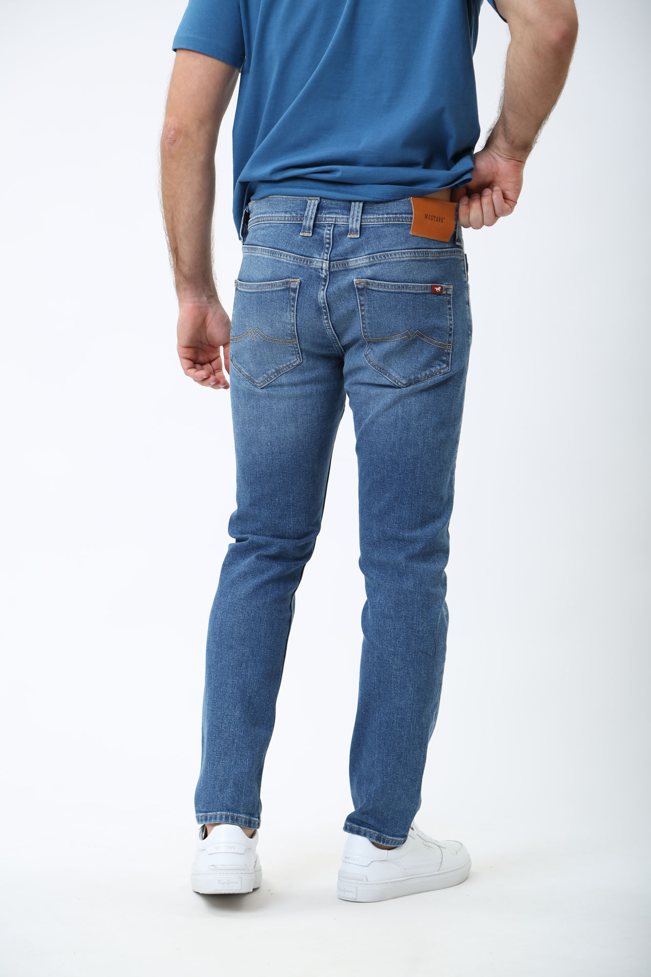 1014864-5000 Джинсы Oregon Slim  Mustang Синий