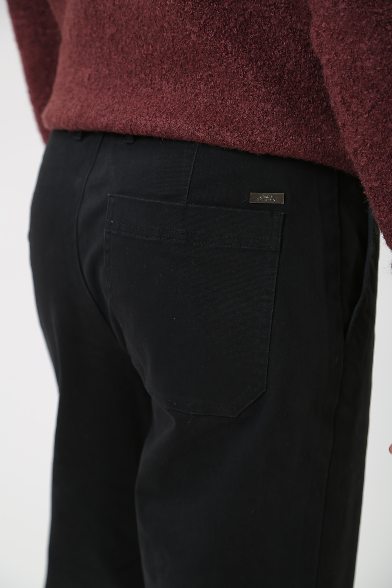 6RZP22_ZN2CZ Брюки чиносы Armani Exchange Черный