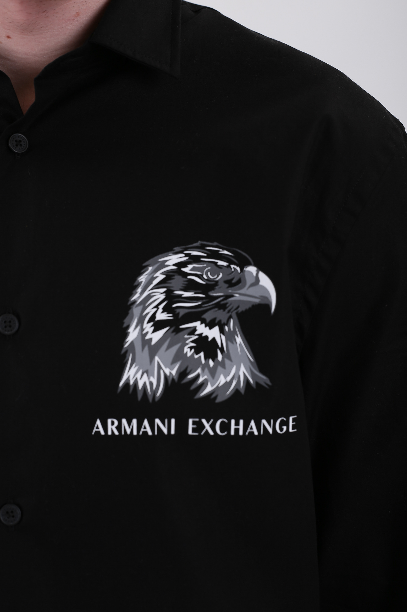 3LZC12_ZNVMZ Рубашка Armani Exchange Черный