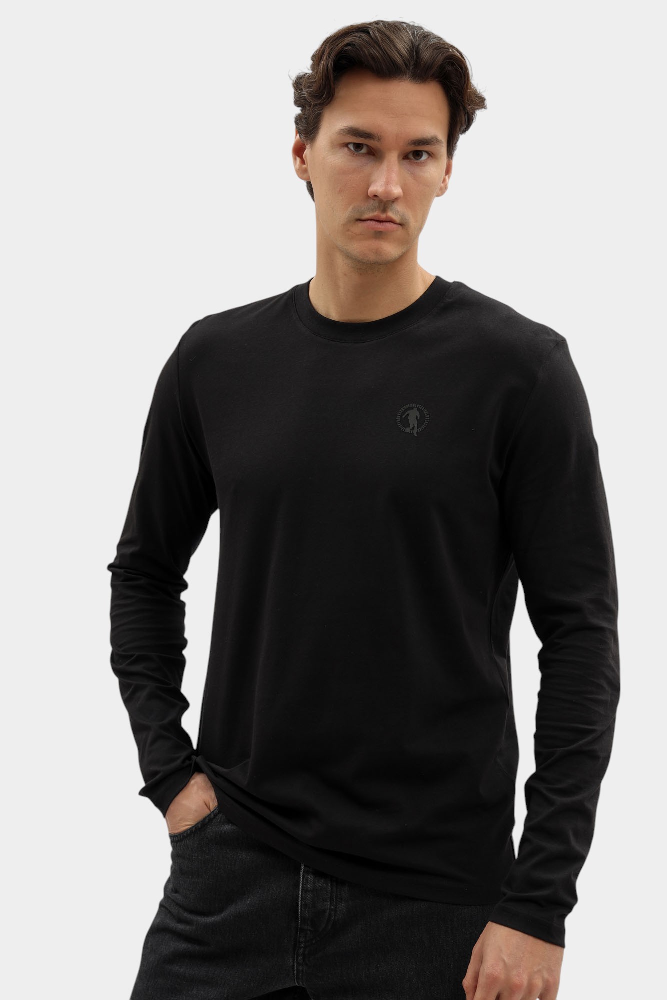 BMT1256 Лонгслив Bikkembergs Черный
