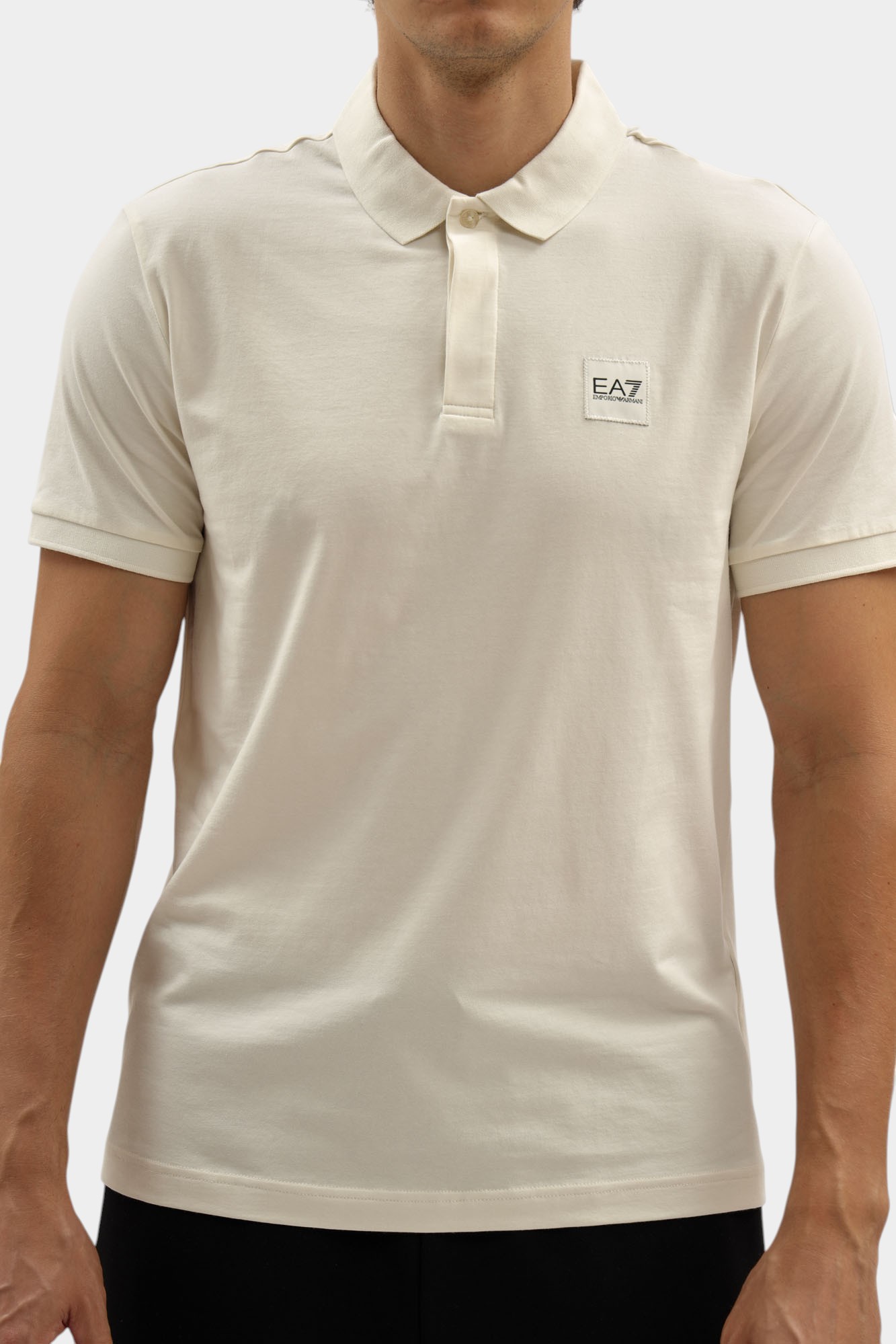 7M000901_AF10373 Поло EA7 Бежевый