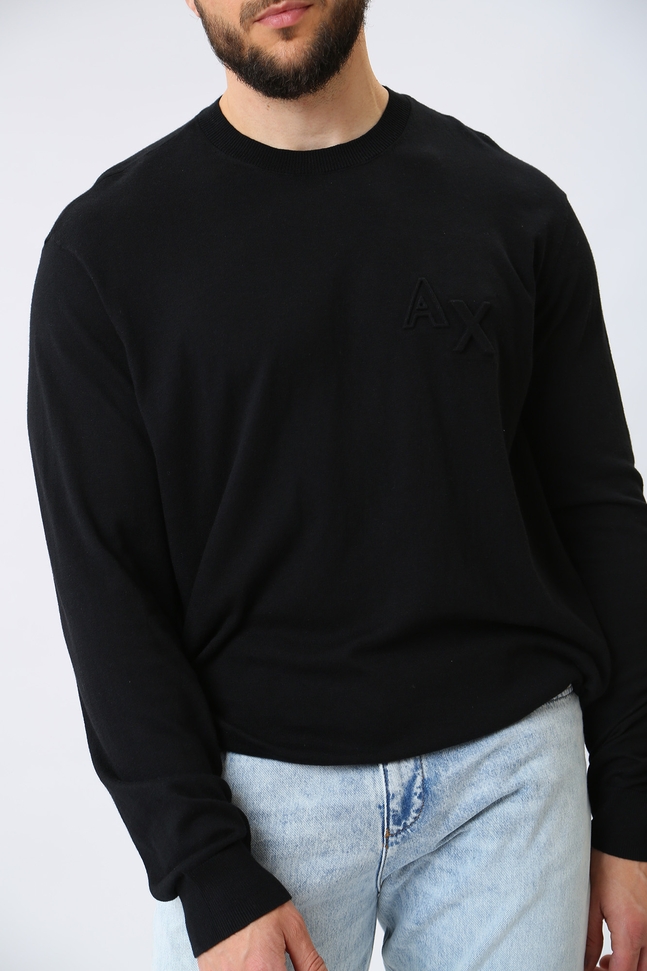 3RZM2Z_ZMW8Z Джемпер Armani Exchange Черный