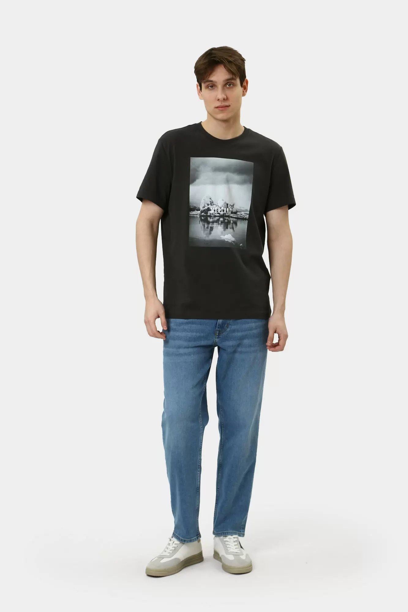 1015839 Футболка Mustang Черный