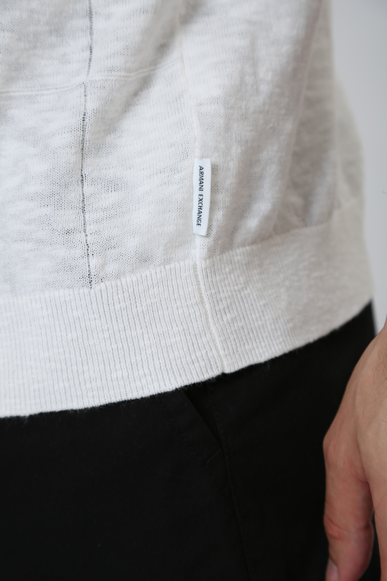 3RZF1B_ZM1RZ Поло Armani Exchange Белый