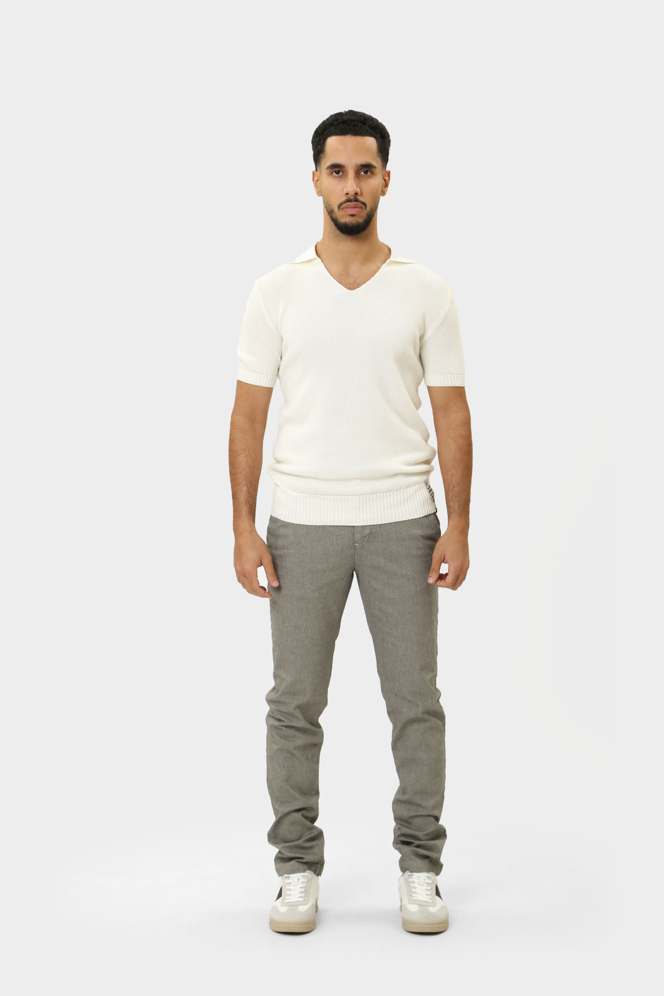 PBMP0357 Брюки чиносы Bikkembergs Серый