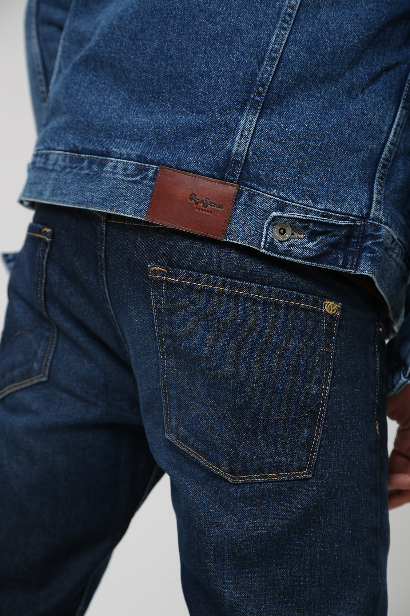 PM402628HI7 Куртка джинсовая утепленная Pepe Jeans Синий