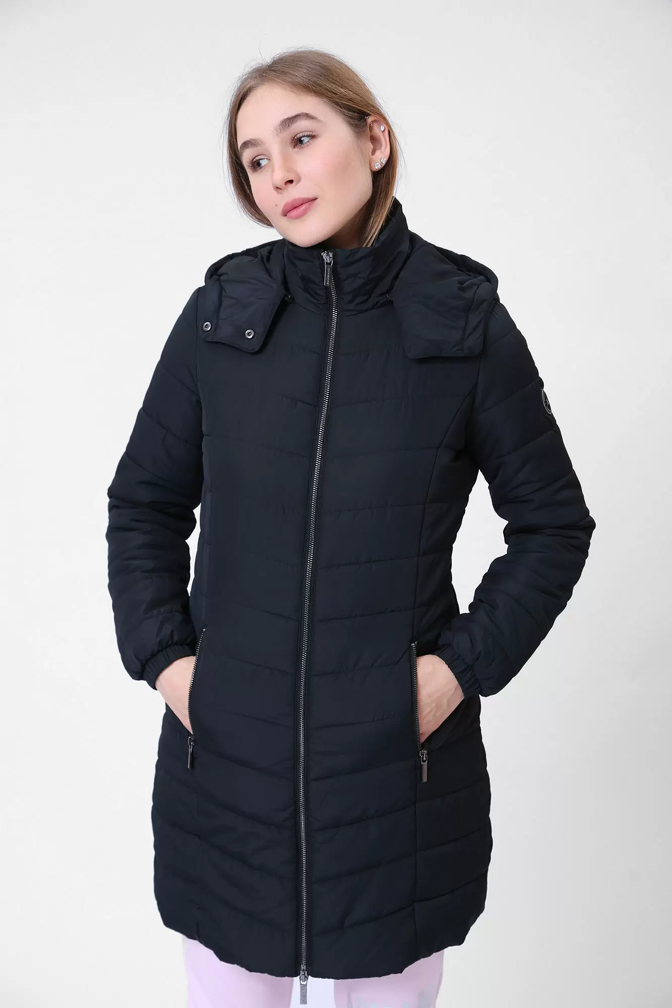 8NYK12_YNMAZ пальто утепленное armani exchange 