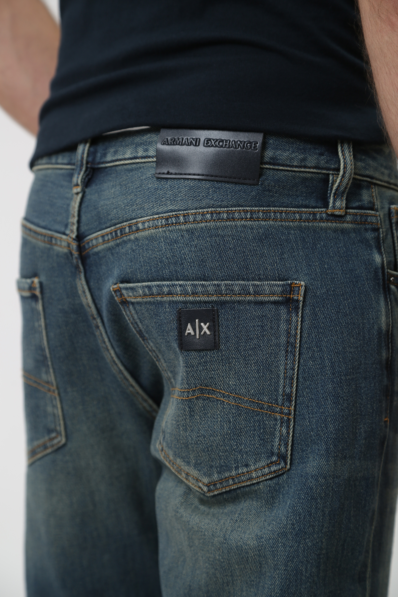 3DZJ16_Z1UZZ Брюки джинсовые Armani Exchange Синий