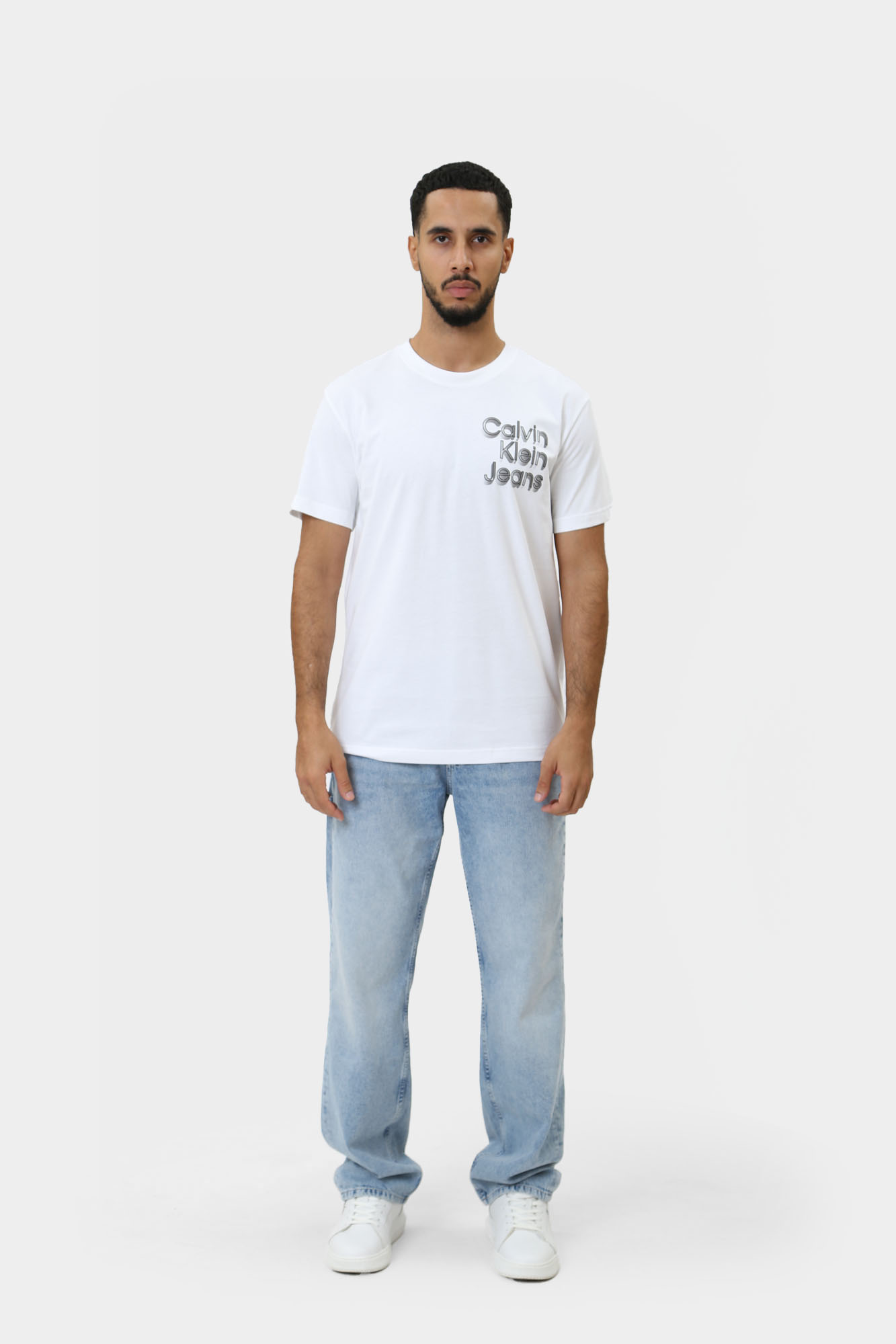 J30J325680 Футболка Calvin Klein Jeans Белый