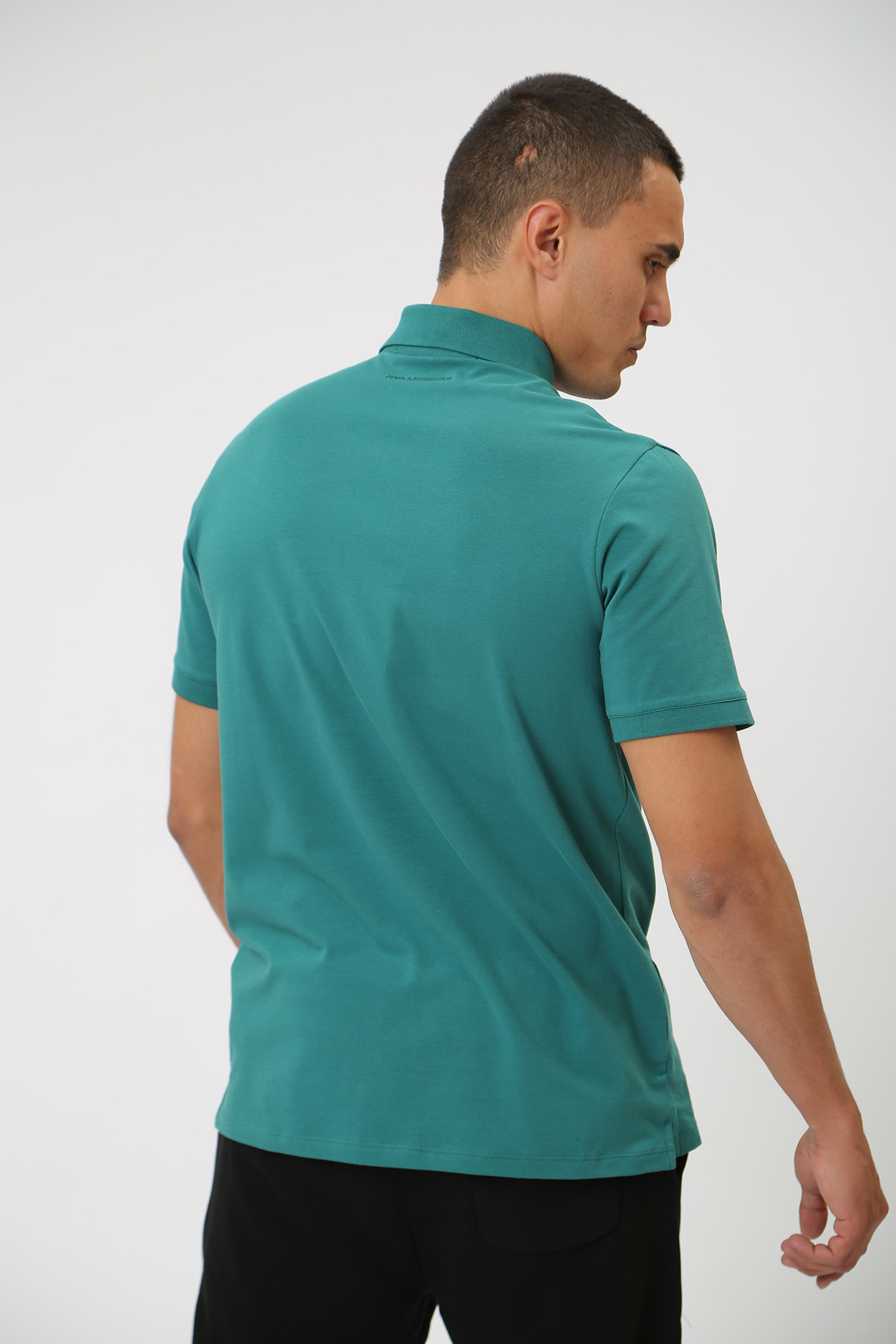 534221_745022 Поло Karl Lagerfeld Бирюзовый