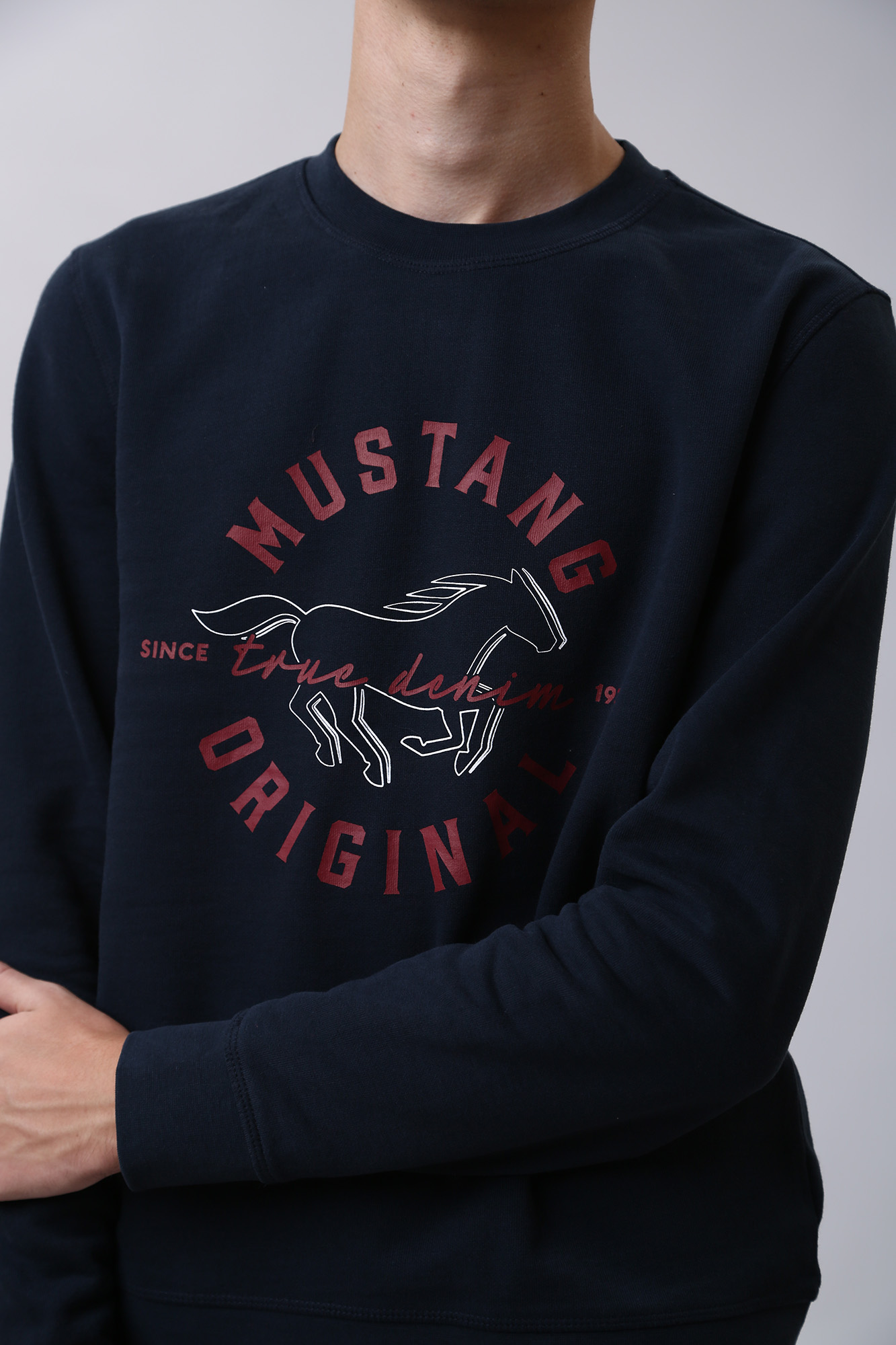 1012920 Свитшот Mustang Синий