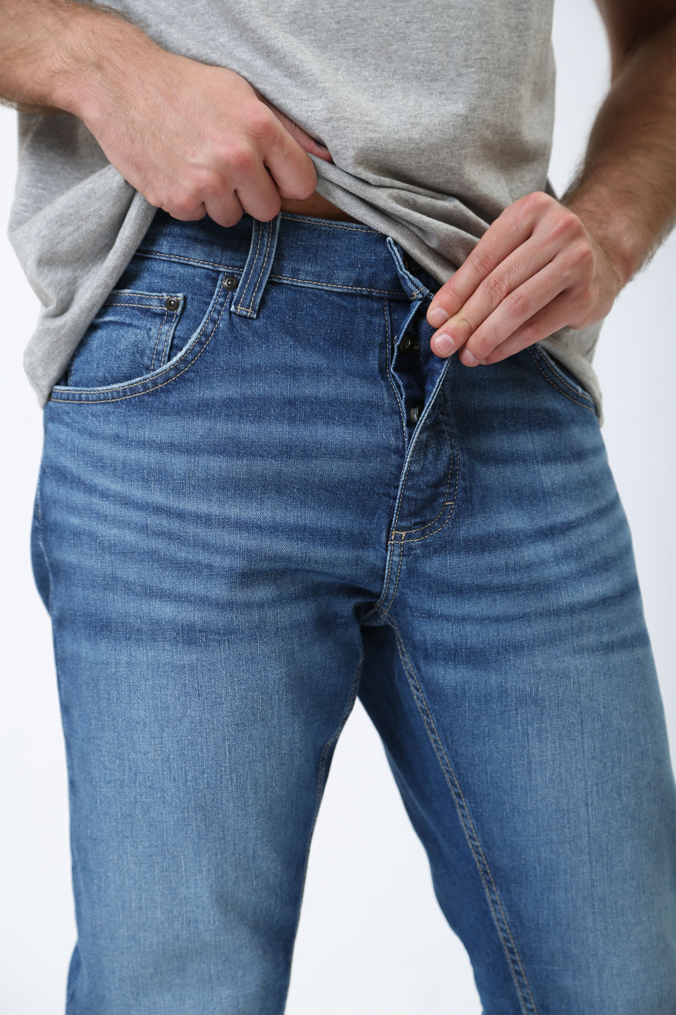 1014868-5000 Джинсы Toledo Tapered  Mustang Синий