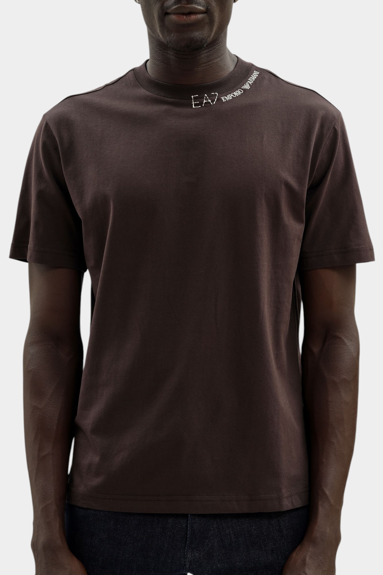 7X000147_AF13244 Футболка EA7 Коричневый