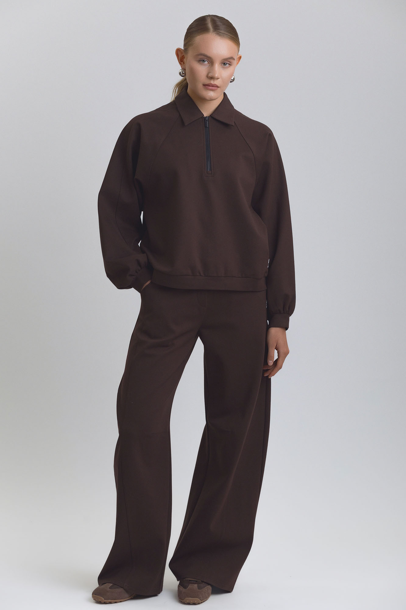 Свитшот The Hills Коричневый