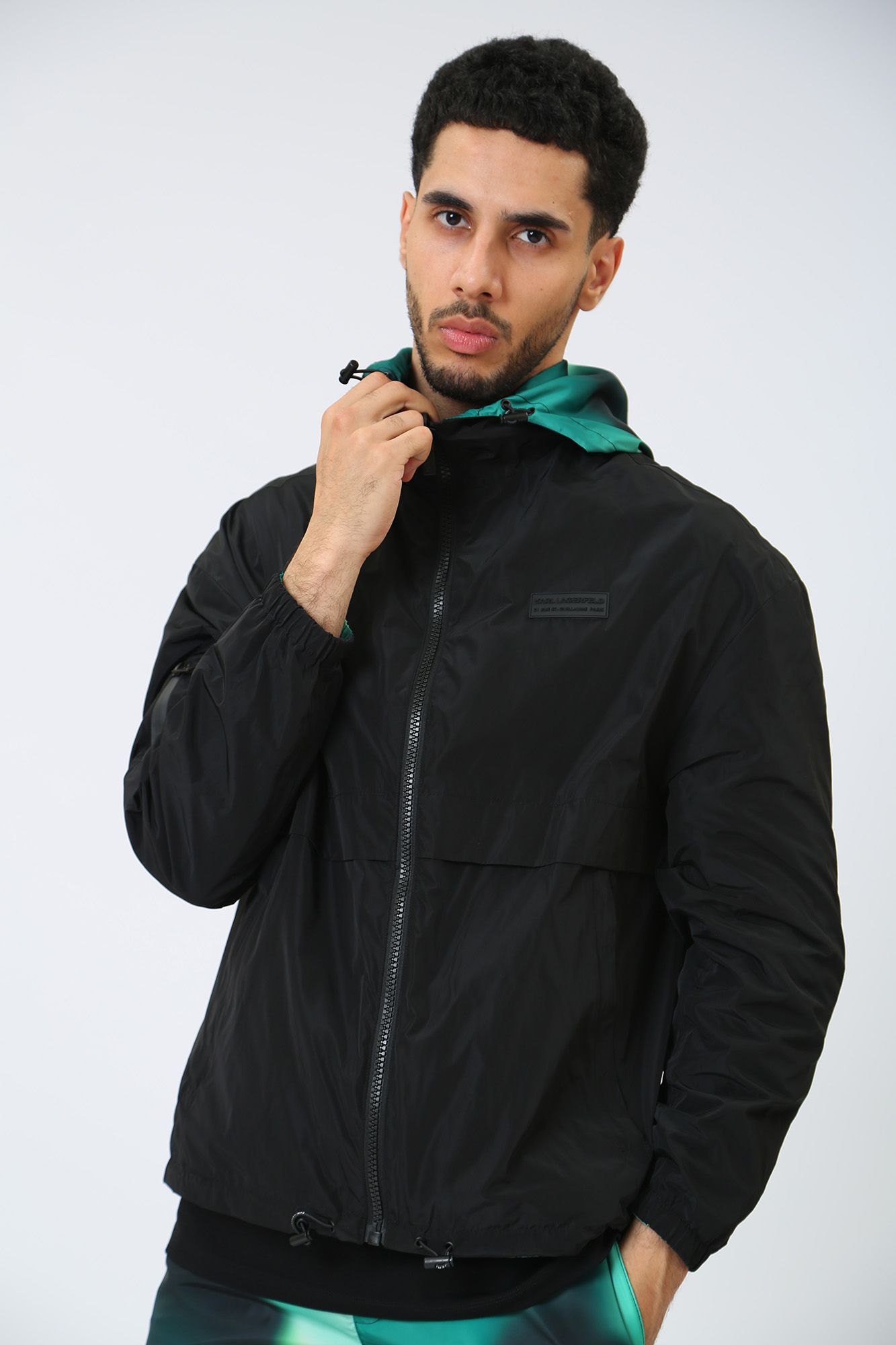 532508_505006 Ветровка Karl Lagerfeld Зеленый