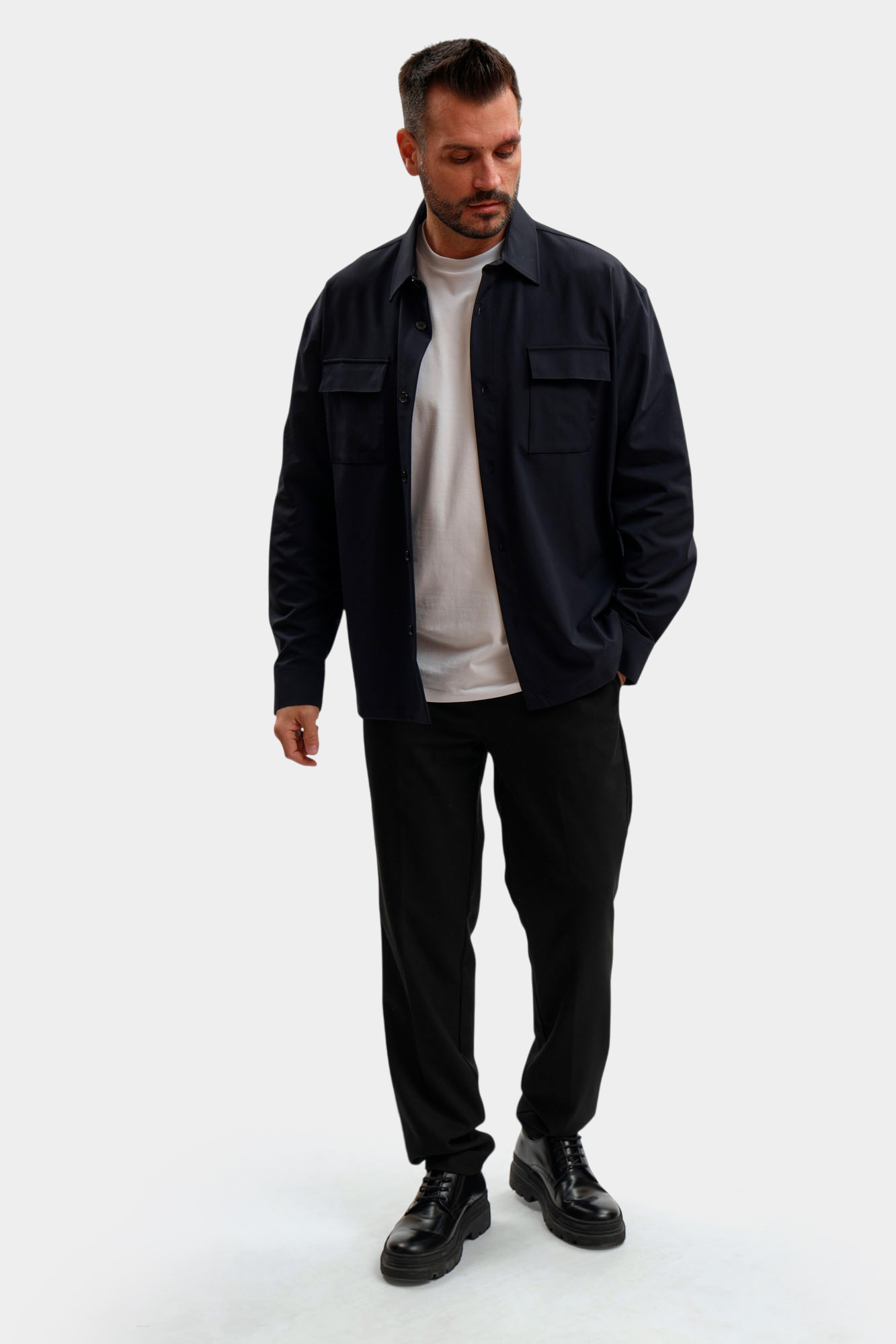 561006_605975 Рубашка Karl Lagerfeld Синий