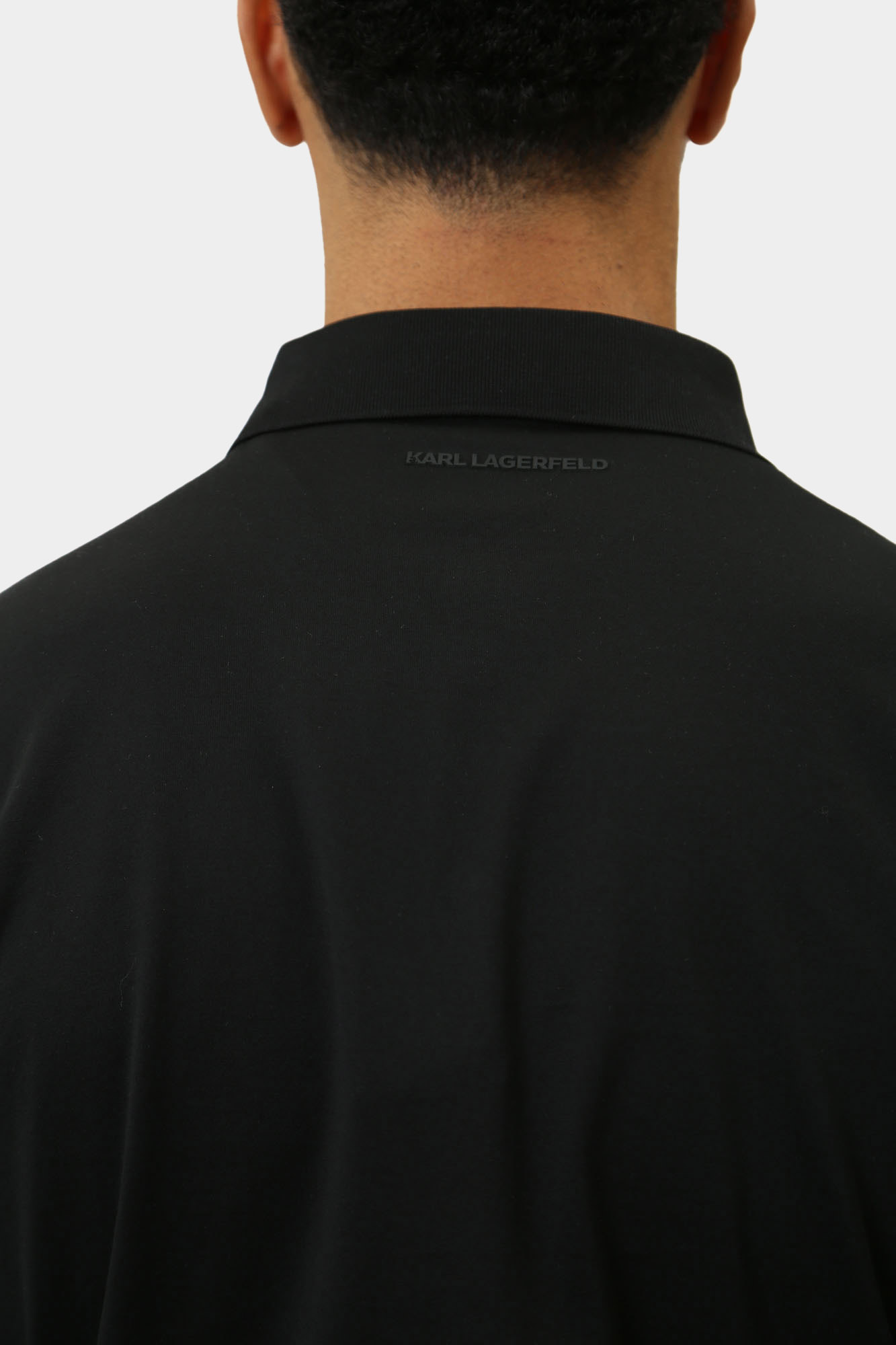 544200_745002 Поло с длинным рукавом Karl Lagerfeld Черный