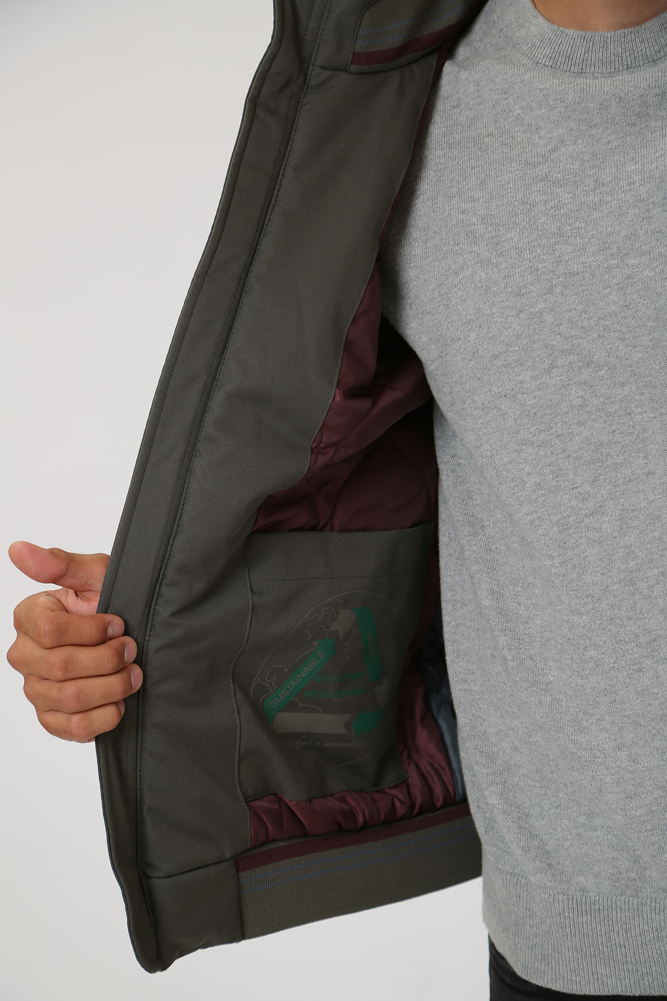 M3620CT2951F3 Куртка-бомбер Geox Хаки