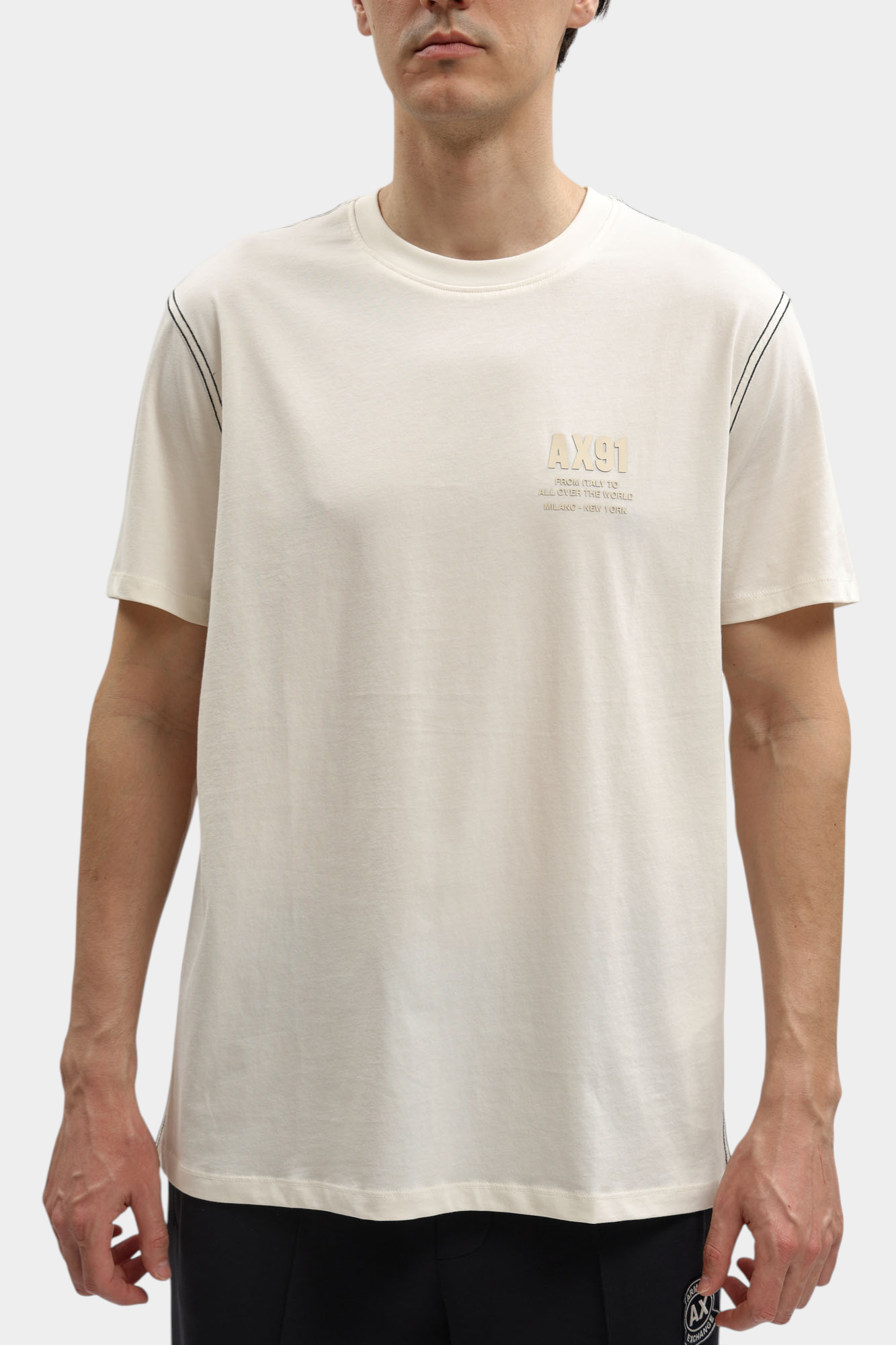 XM002474_AF10358 Футболка Armani Exchange Бежевый