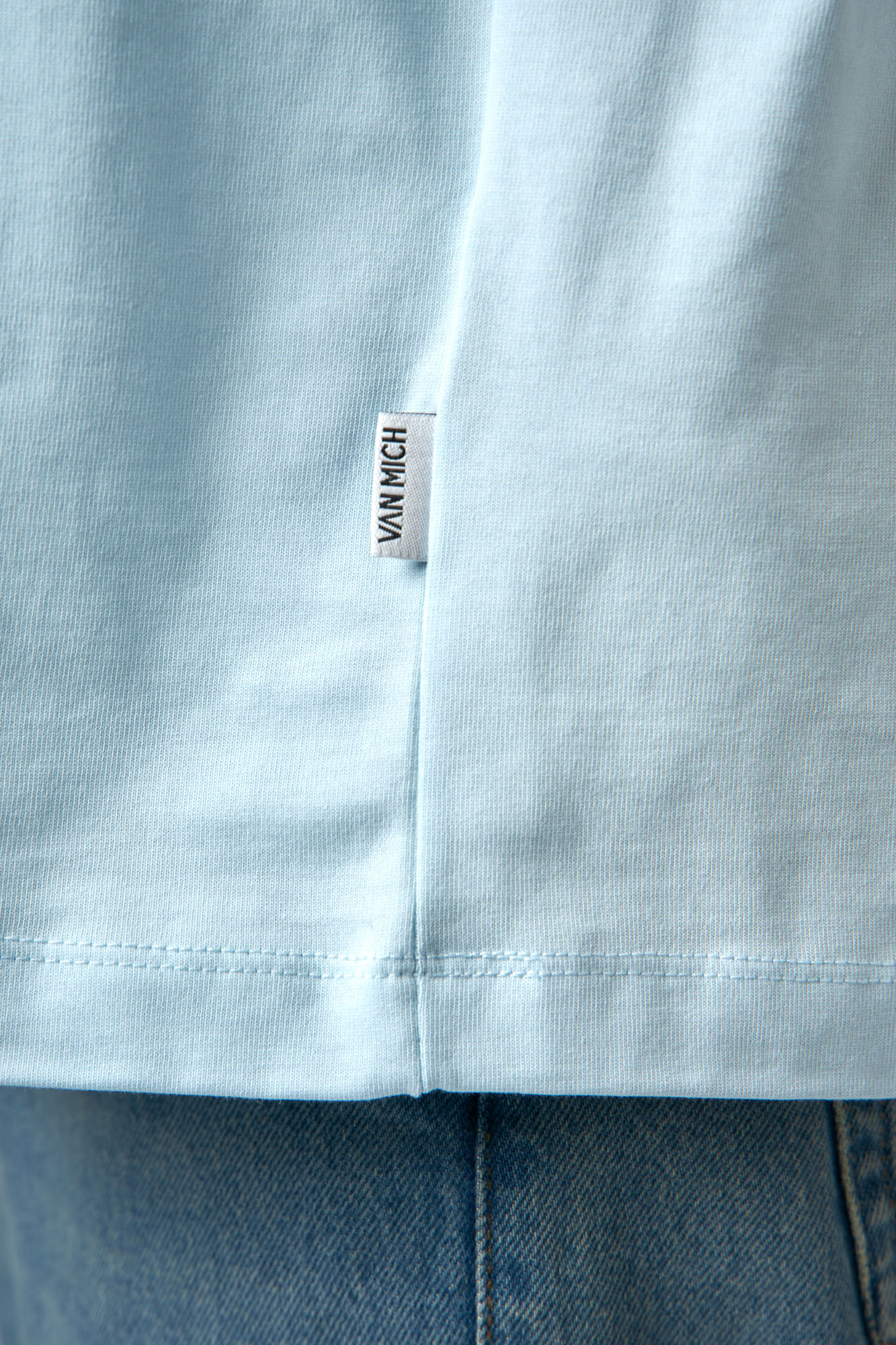 VM-ERK-22-418 Футболка Van Mich Голубой