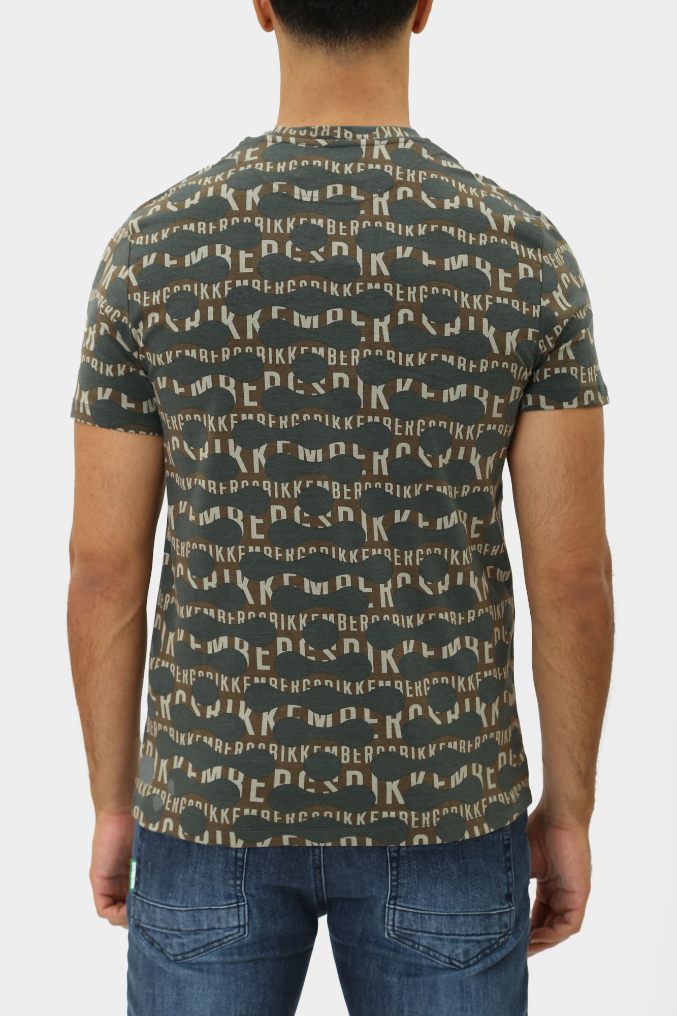 PBMT0256 Футболка Bikkembergs Серый