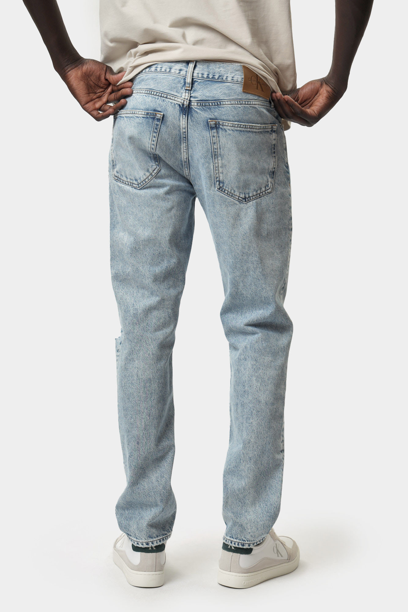 J30J327014 Брюки джинсовые Calvin Klein Jeans Голубой