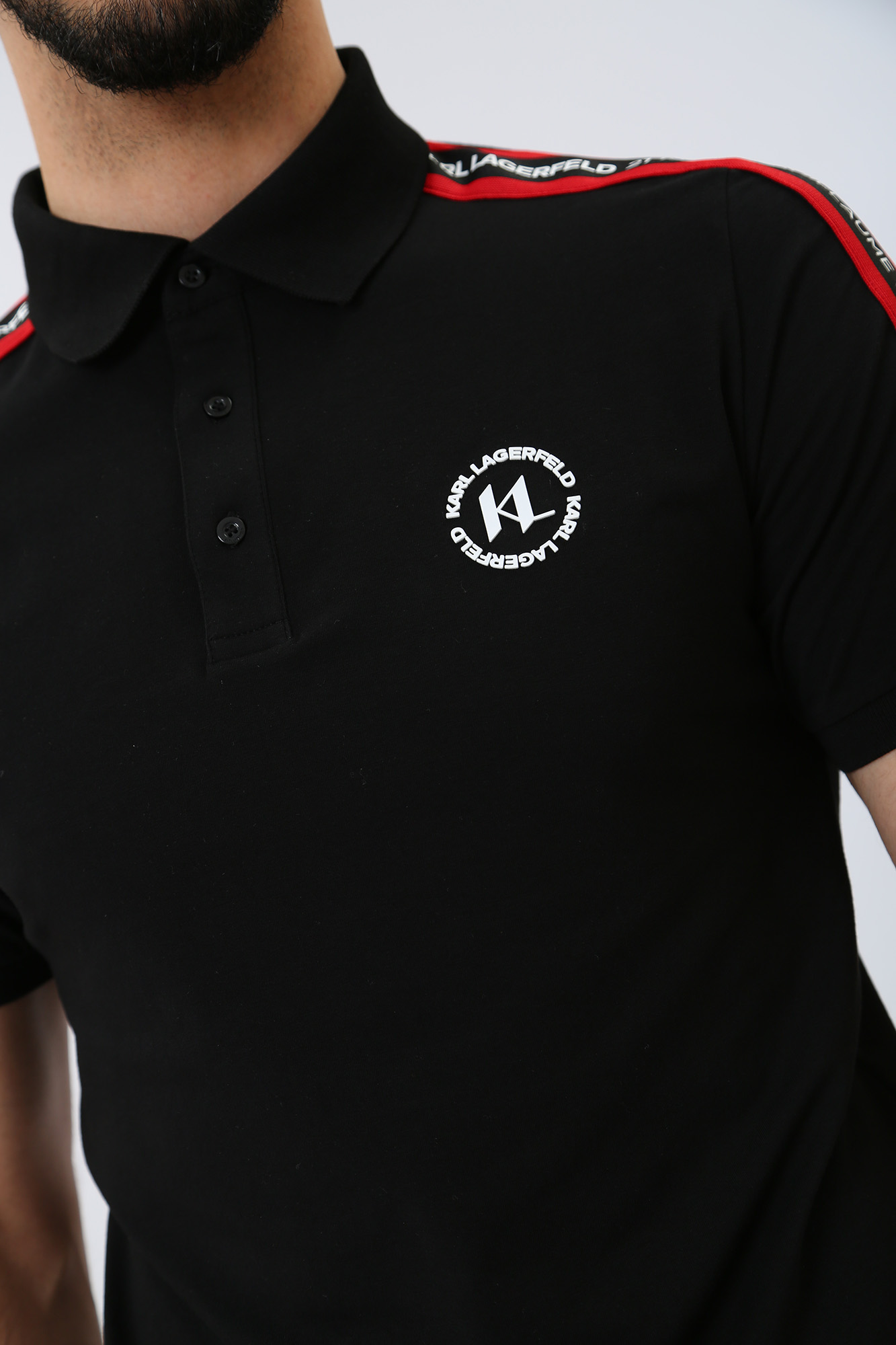 532221_745421 Поло  Karl Lagerfeld Черный