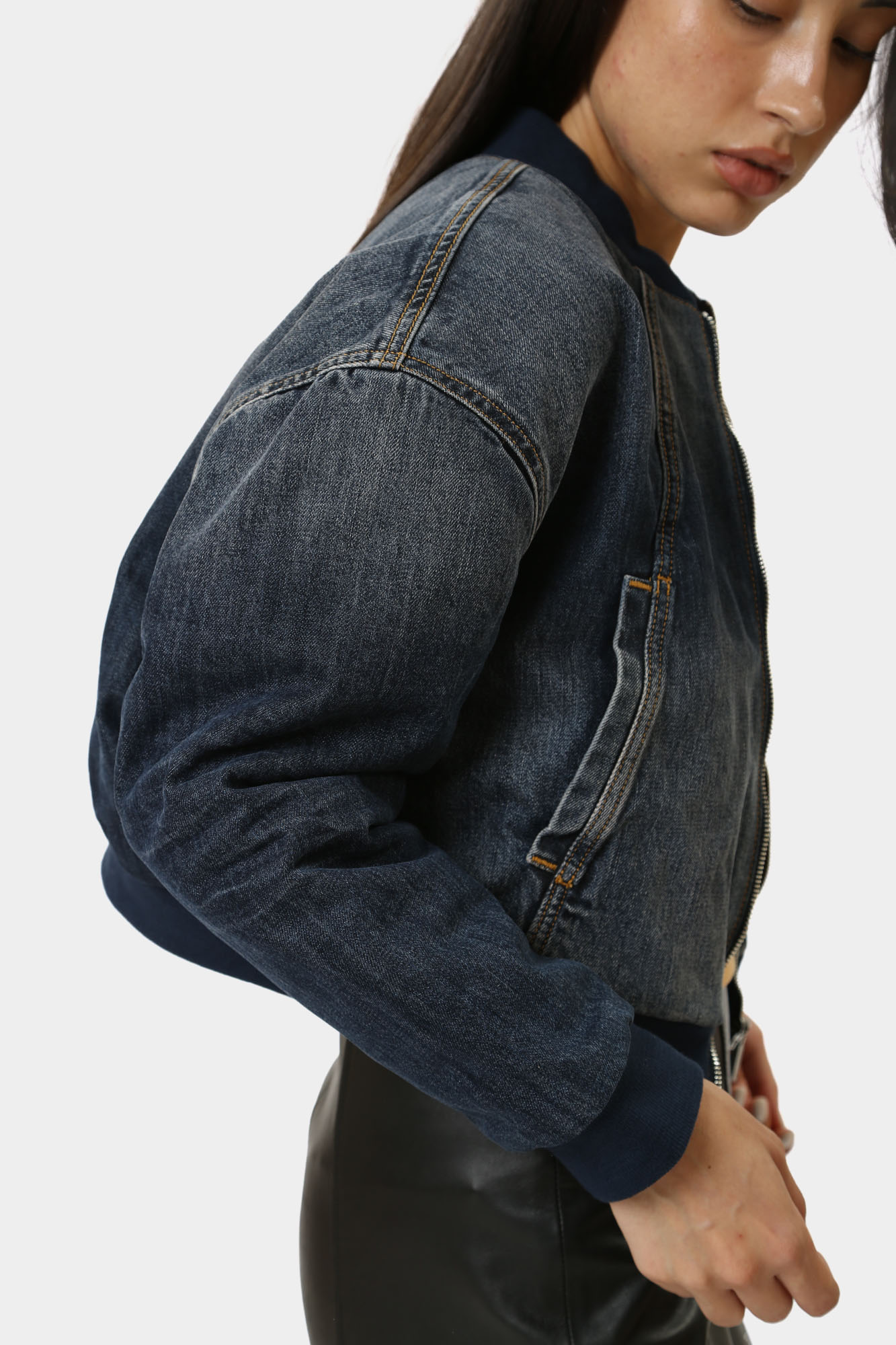 6DYB24_Y18DZ_1500 бомбер джинсовый armani exchange 