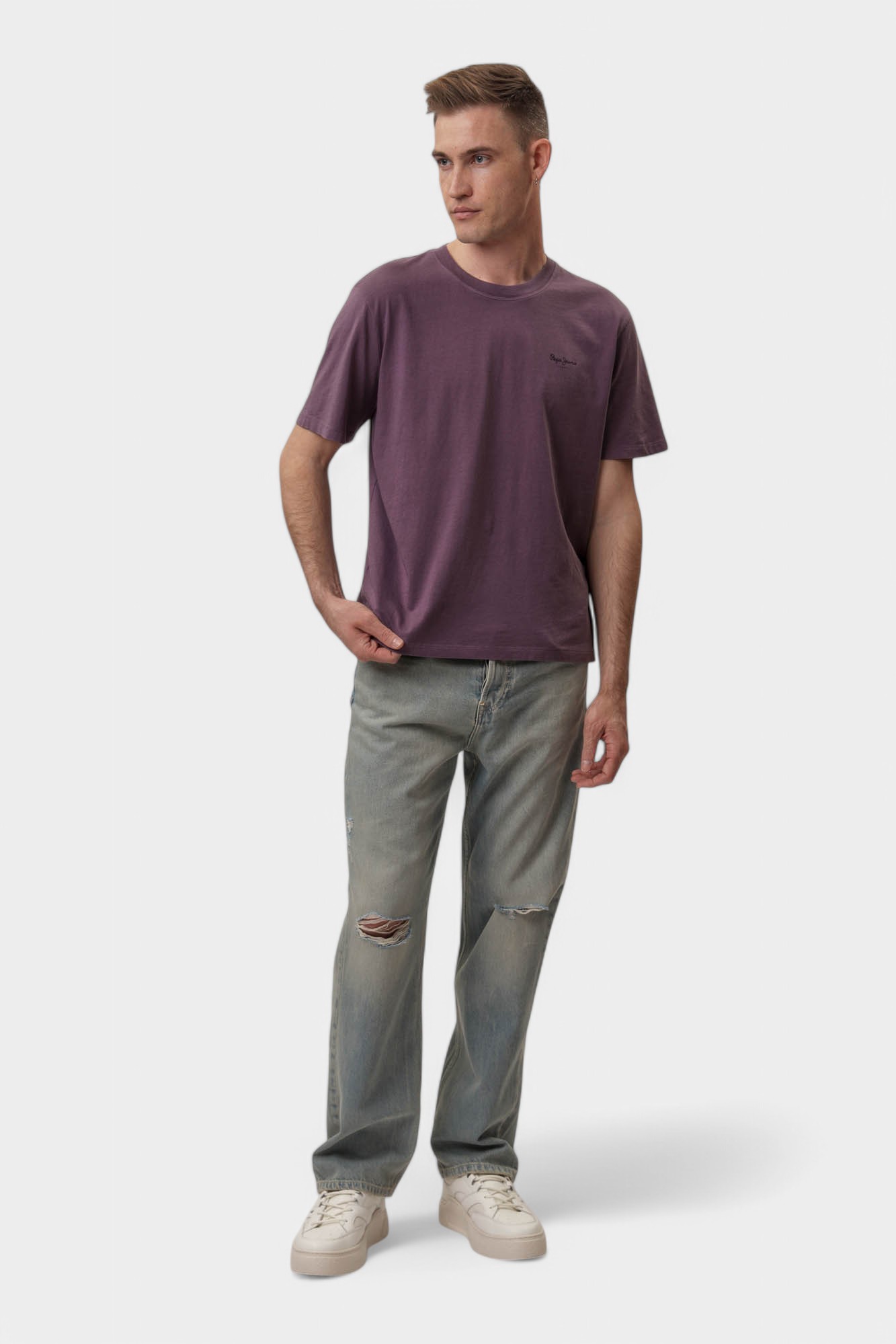 PM508664 Футболка Pepe Jeans Фиолетовый