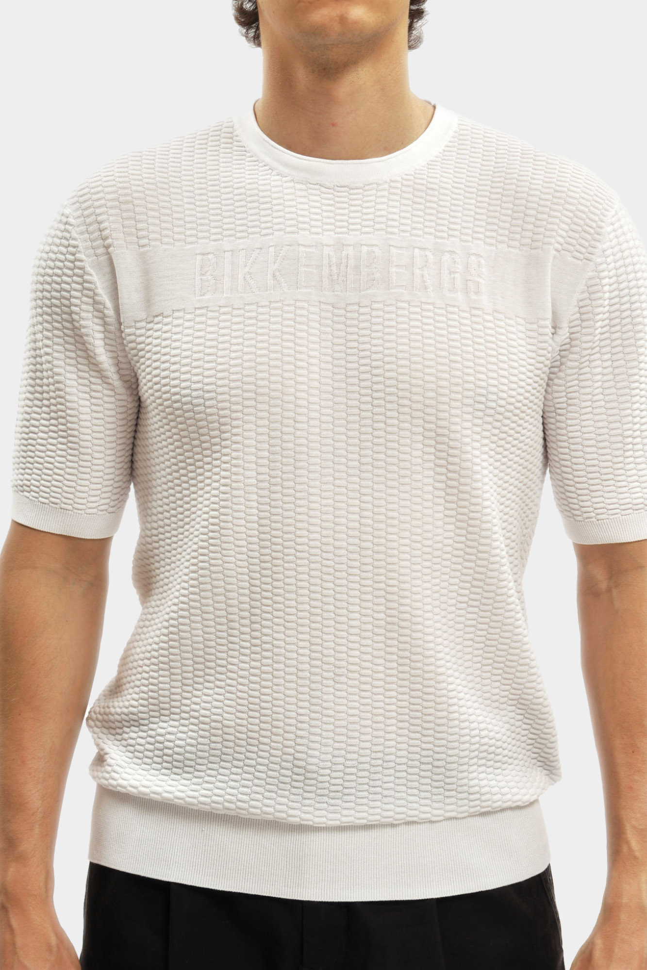 BMM0922 Футболка трикотажная Bikkembergs Белый
