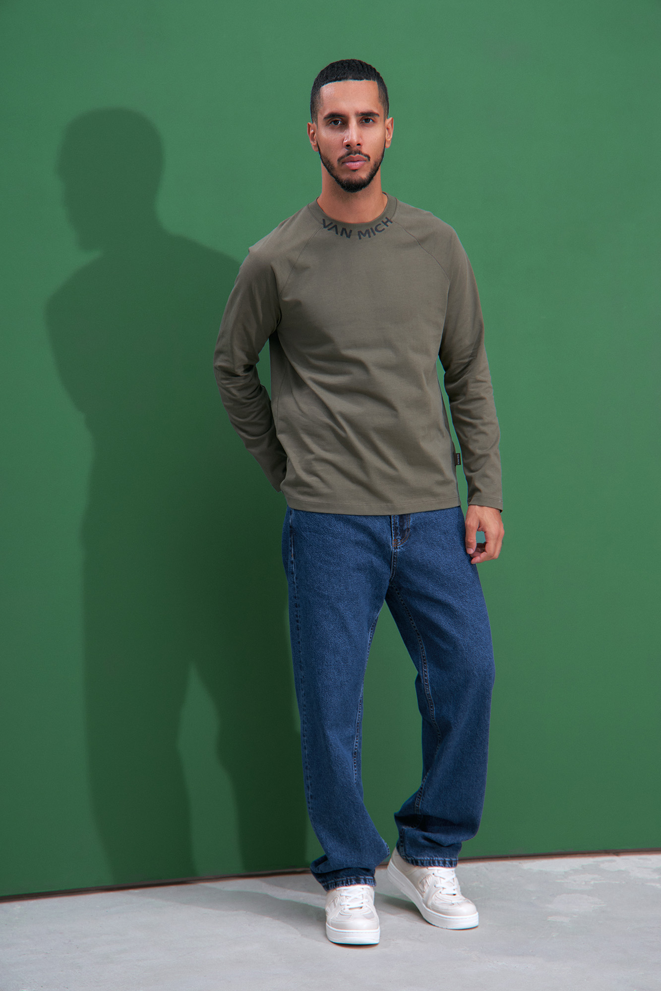 VM-232-22-014 Лонгслив Van Mich Хаки