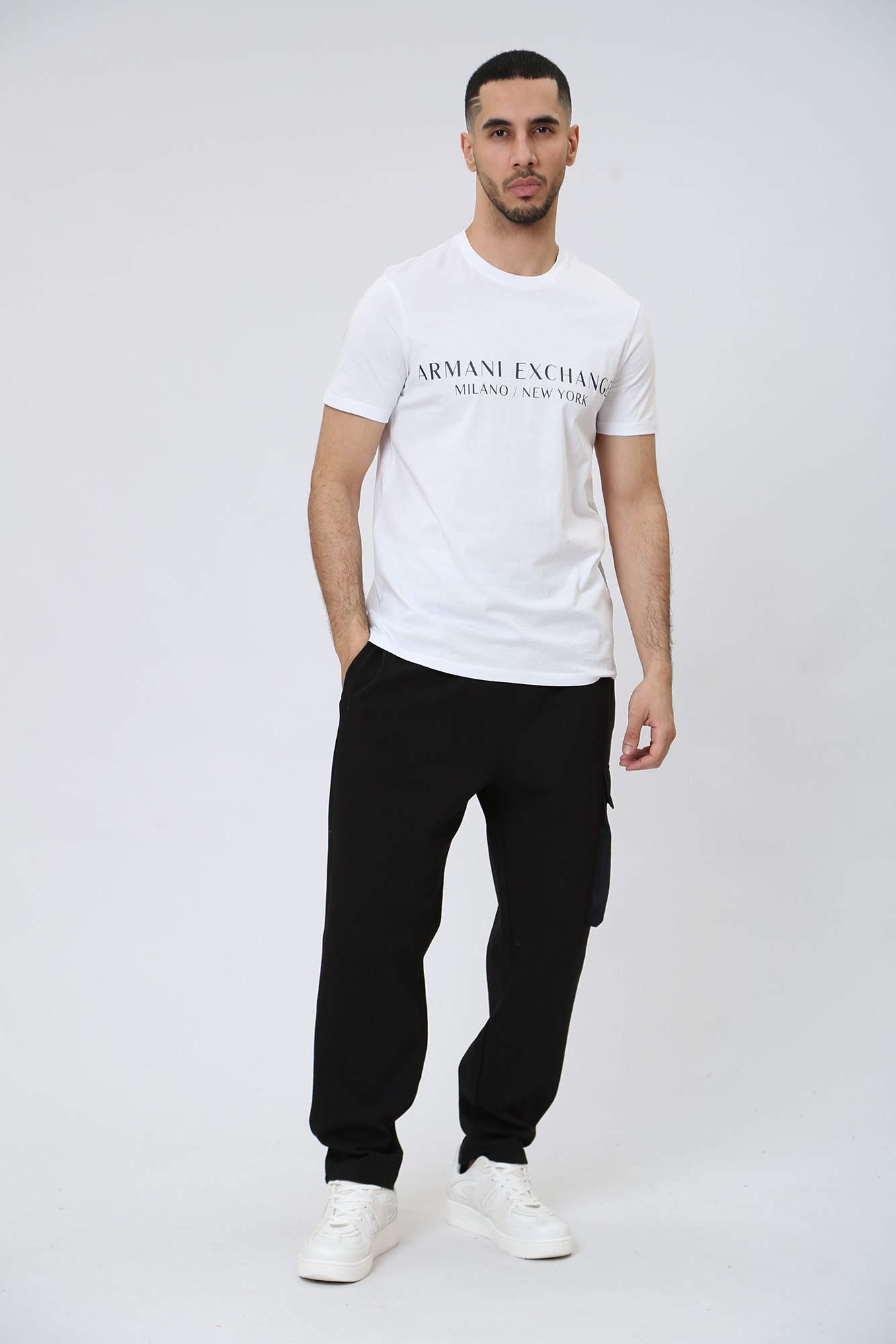 3RZPFE_ZJXGZ Брюки спортивные Armani Exchange Черный