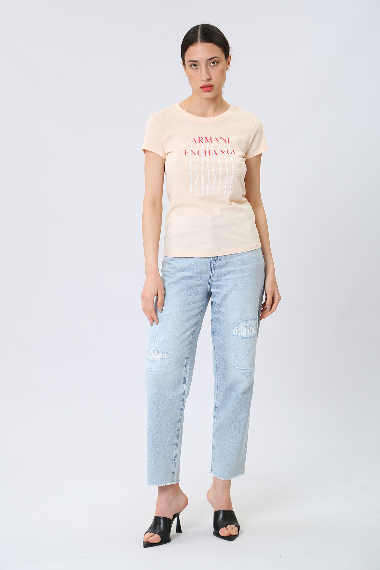 3RYTEW_YJ8QZ футболка armani exchange 